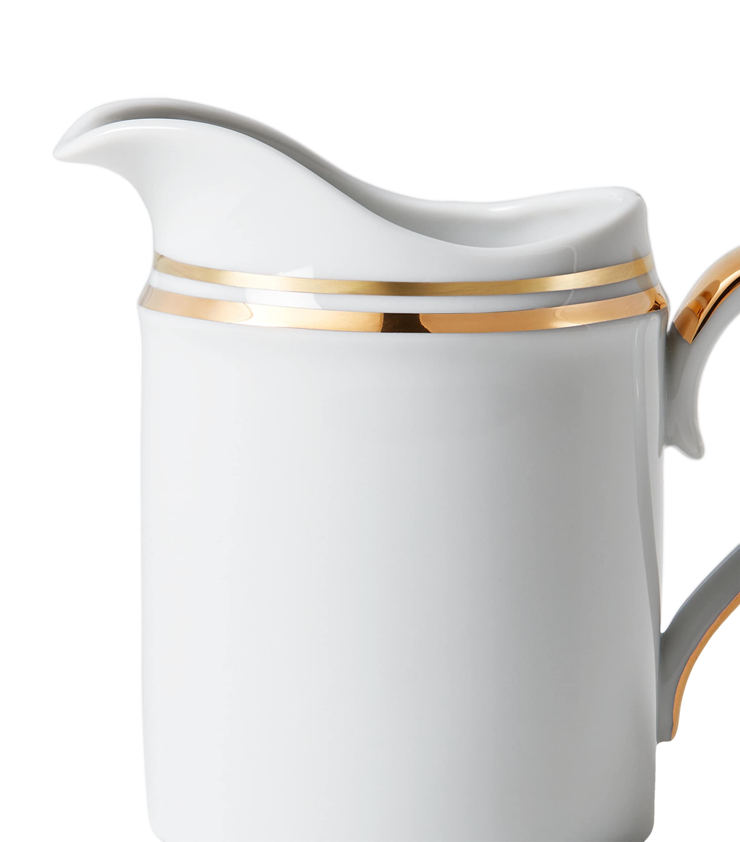 Wilshire Creamer Jug and Sugar Pot Set GOLD/WHITE Image 2