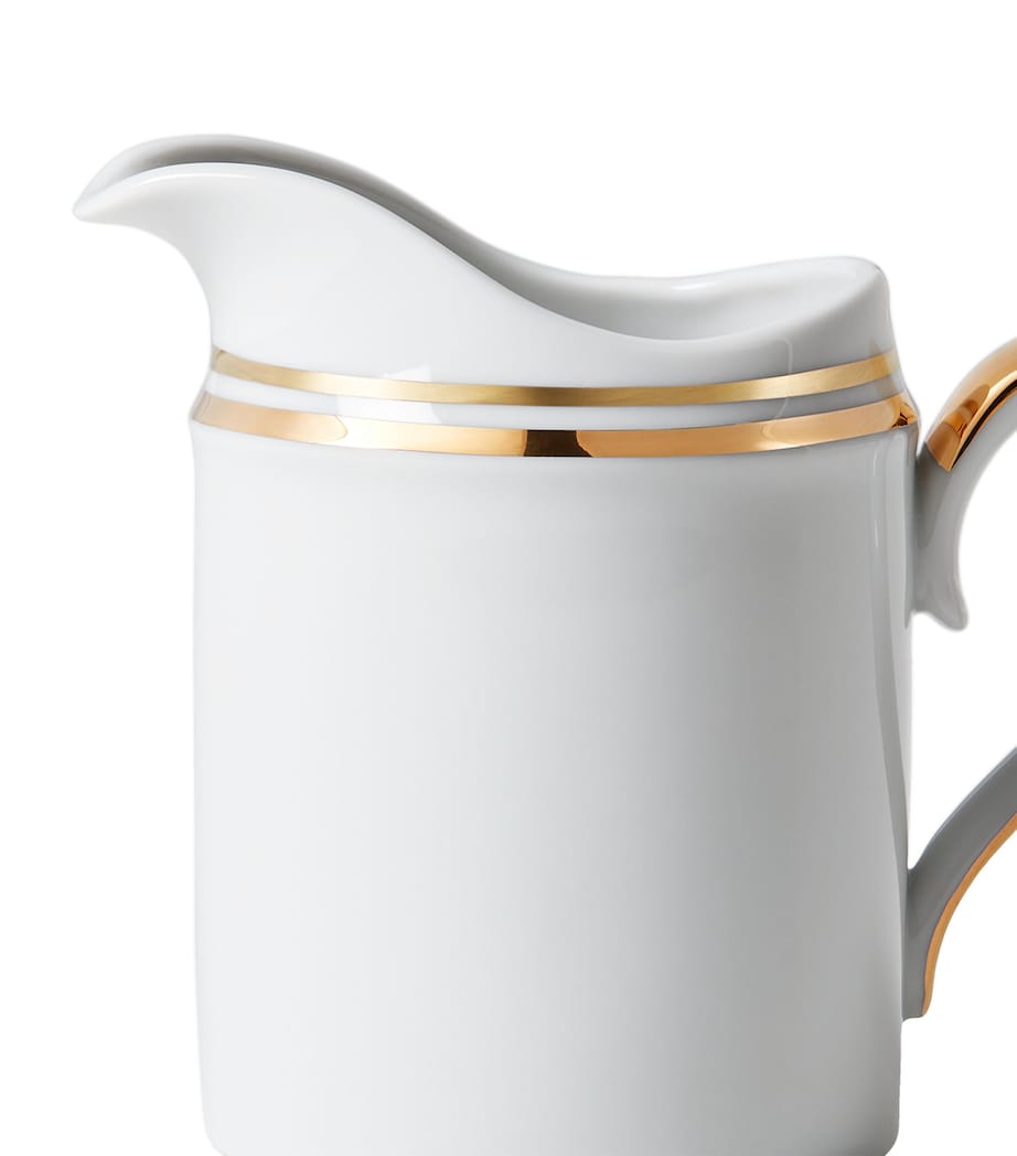 Wilshire Creamer Jug and Sugar Pot Set GOLD/WHITE Image 2