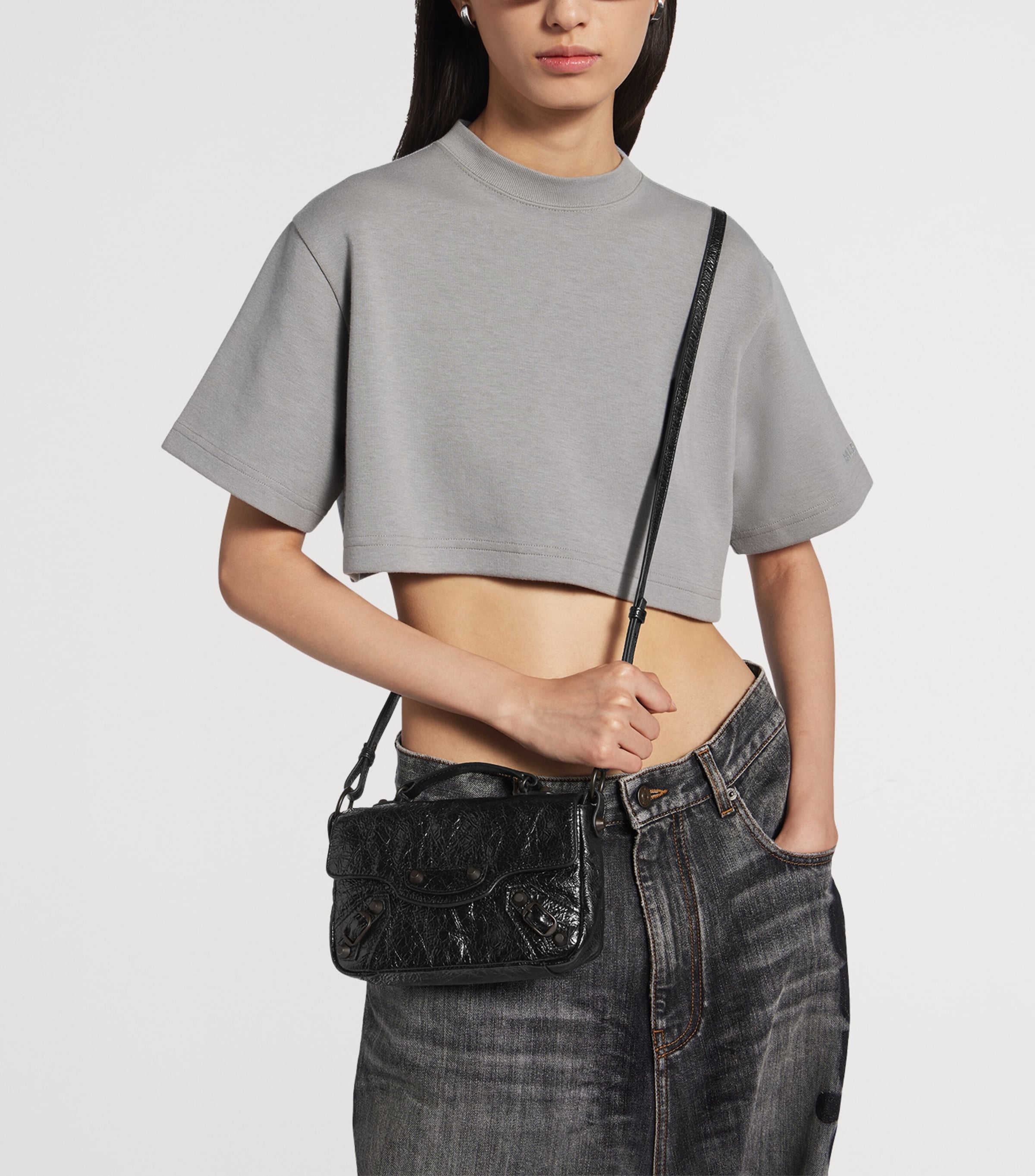 Balenciaga Nano Leather Le City Top-Handle Bag Image 2