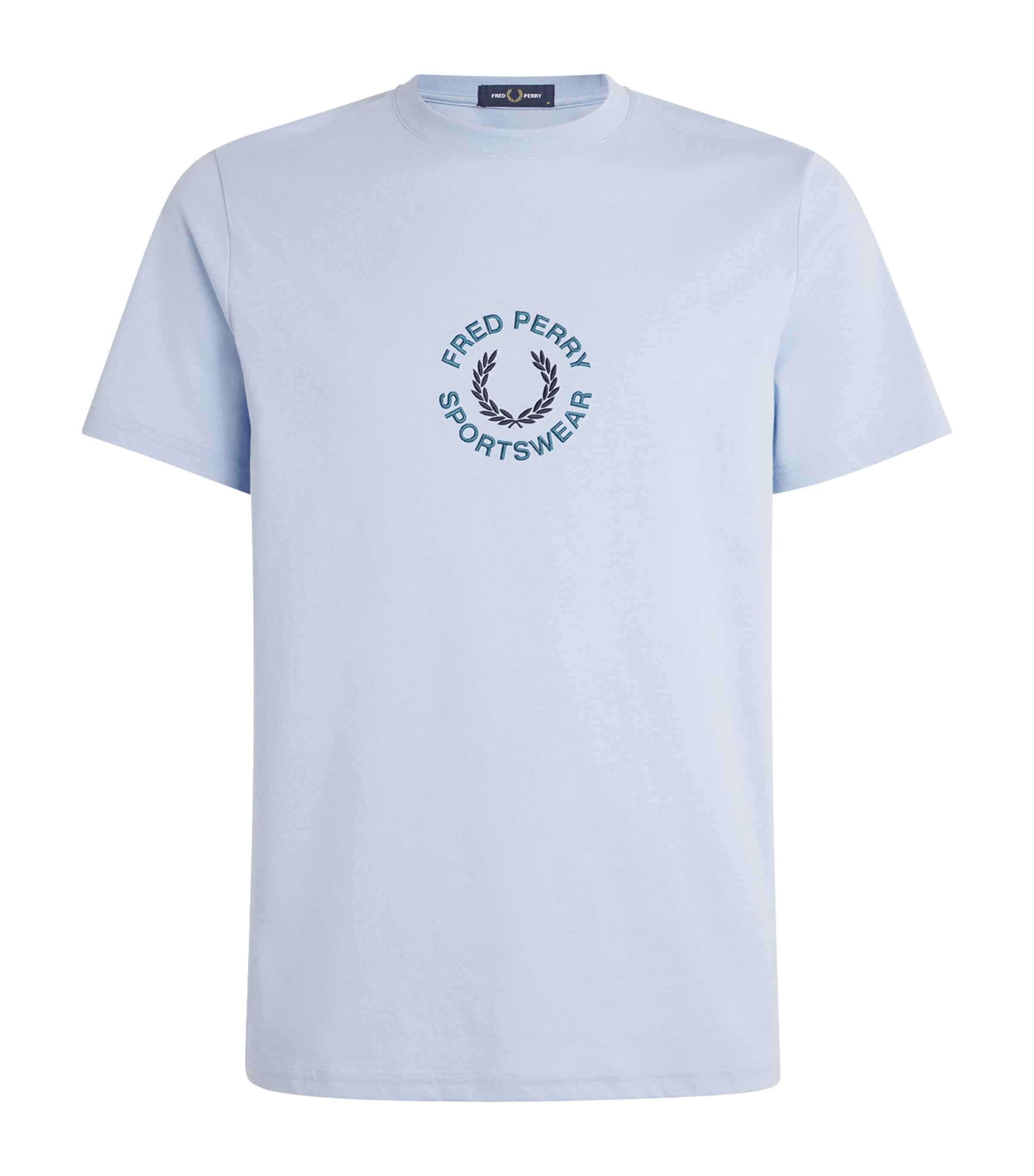 Fred Perry Cotton Embroidered Sportswear T-Shirt | Men Clothing | T-Shirts | Logo T-shirts | Designers | Fred Perry