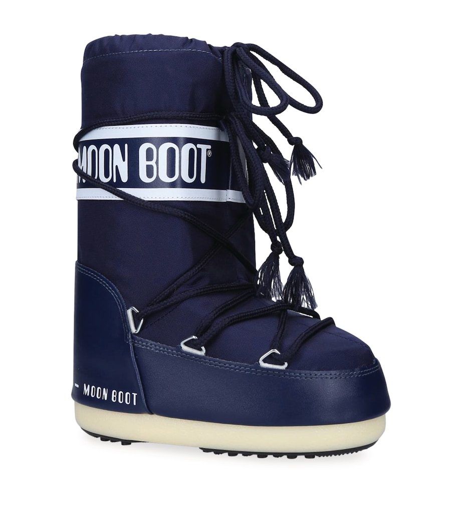 Nylon Classic Snow Boots NAVY Image 1