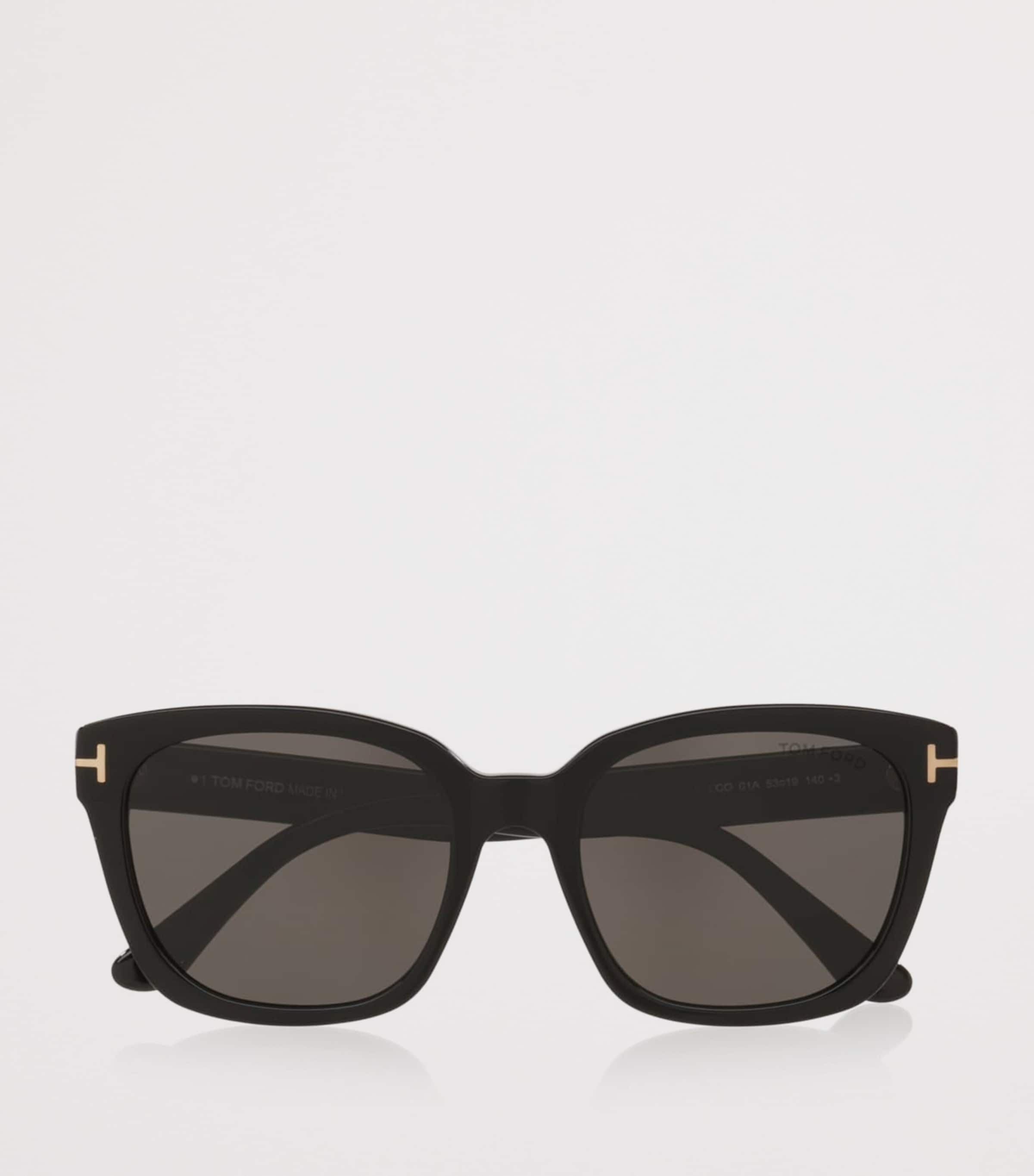 TOM FORD Haylay Square Sunglasses Black Image 5