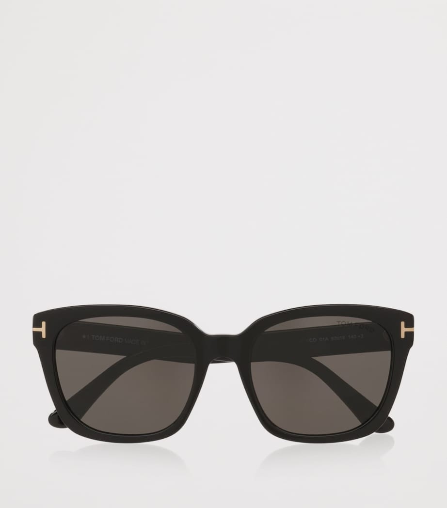 TOM FORD Haylay Square Sunglasses Black Image 5