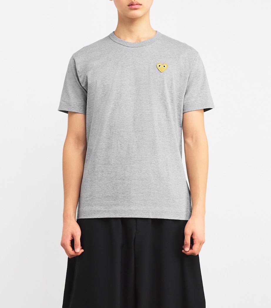 Heart Logo T-Shirt GREY Image 3