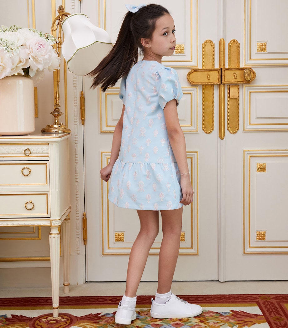 Embroidered Lucie Dress BLUE CRESTS Image 4