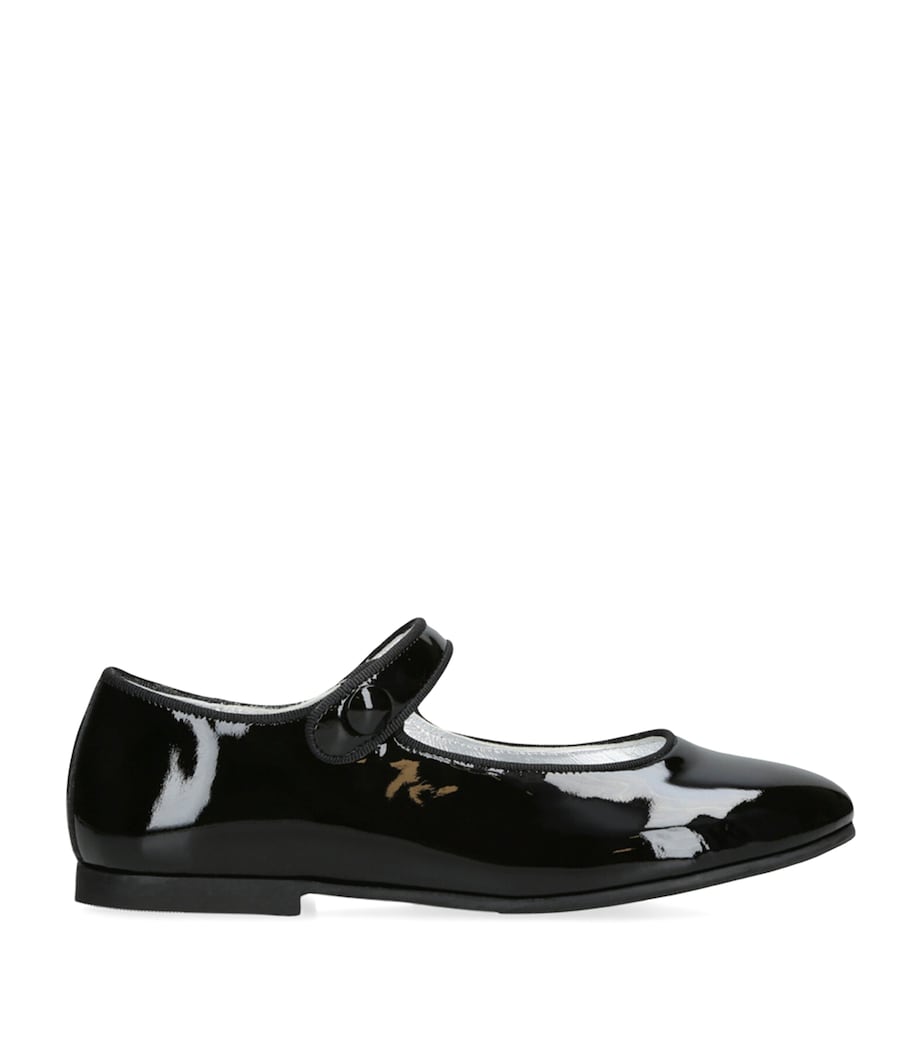 papouelli Patent Leather Angelica Mary Janes Black Image 1