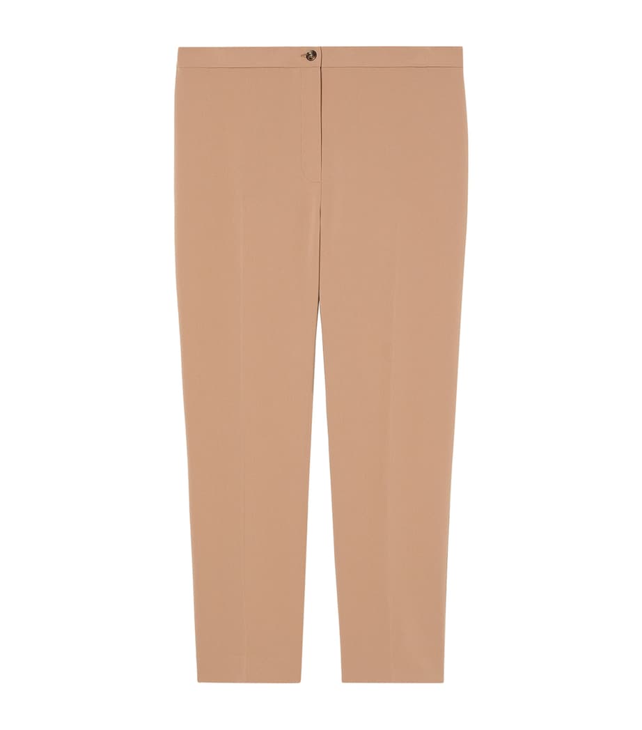 Tapered Slim Tailored Trousers CAMEL Image 1