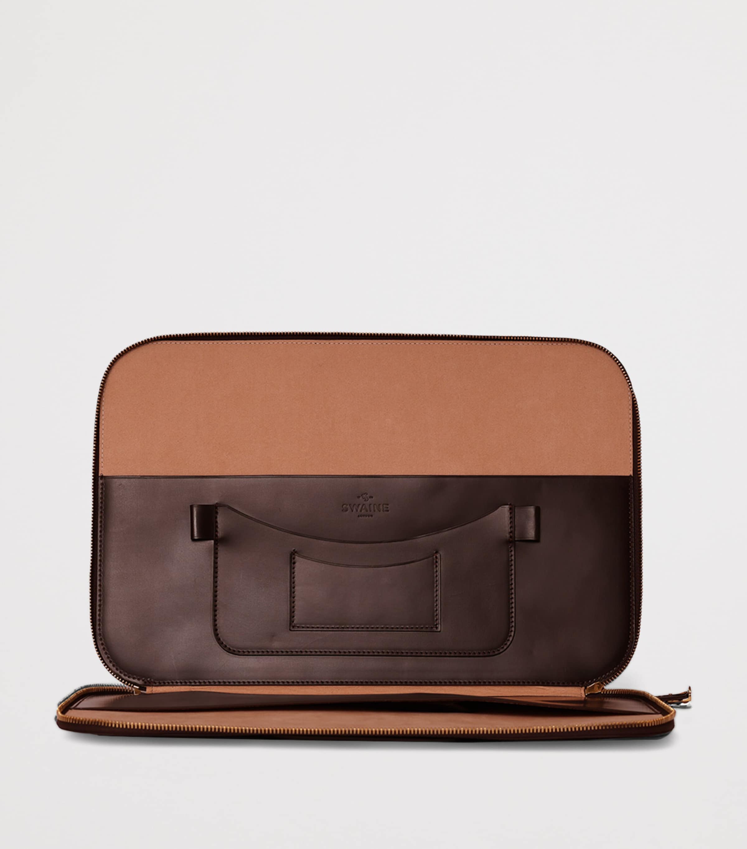 Leather Salisbury Briefcase HAVANA Image 3