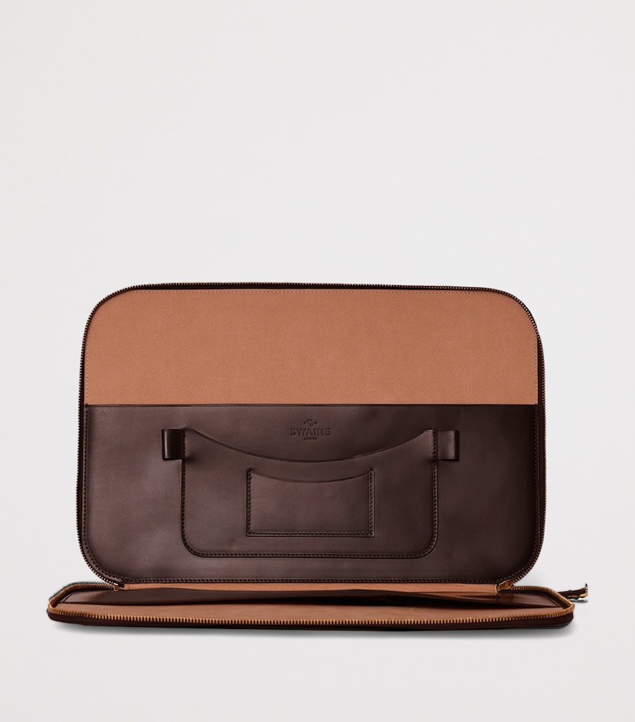 Leather Salisbury Briefcase HAVANA Image 3