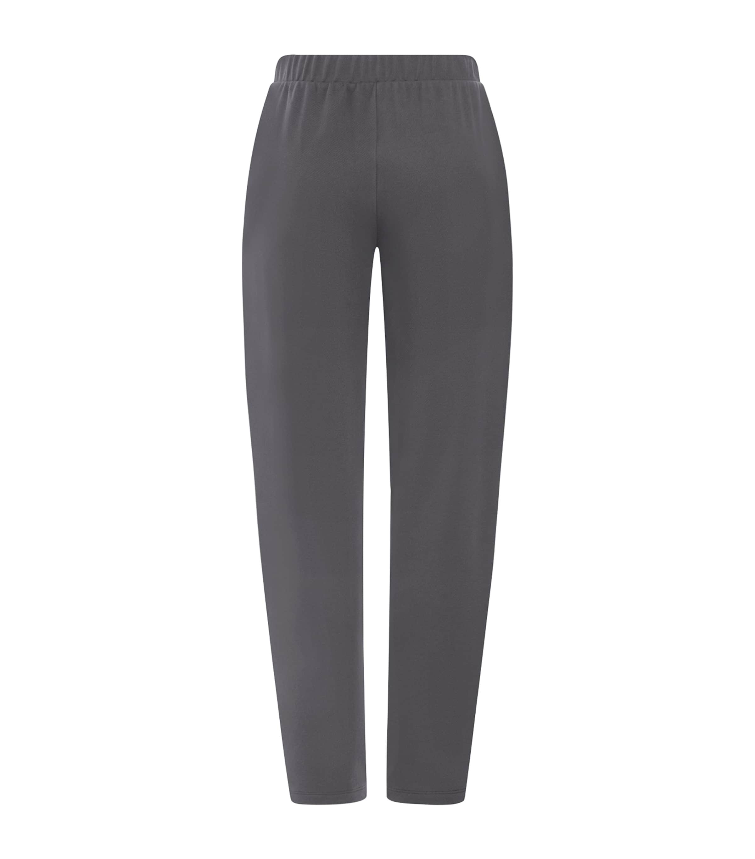Hanro Womens Cotton-Blend Easy Wear Trousers Dark Sesame Image 3