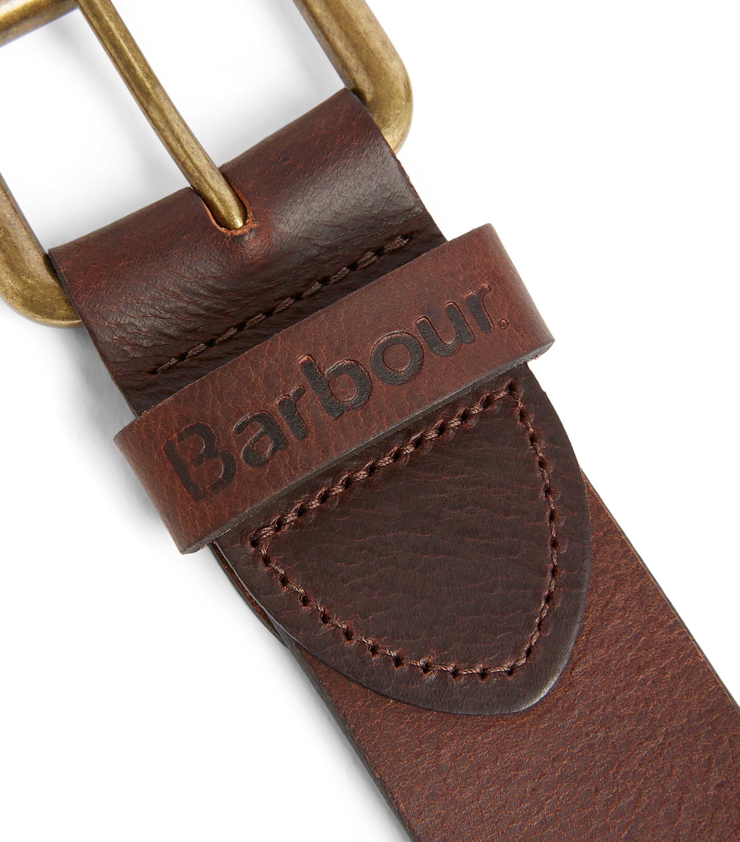 Matte Leather Belt BROWN Image 9