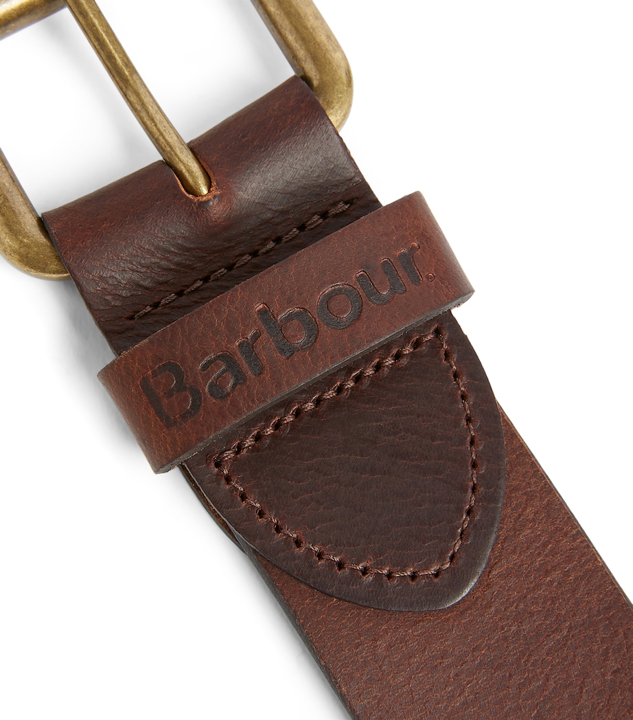 Matte Leather Belt BROWN Image 9