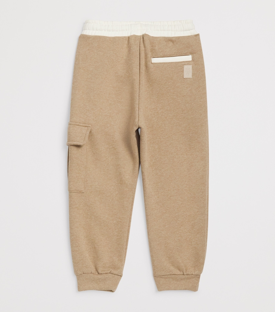 Cotton-Cashmere Sweatpants (2-16 Years) 876AVBEIGE MD/AVORIO Image 2