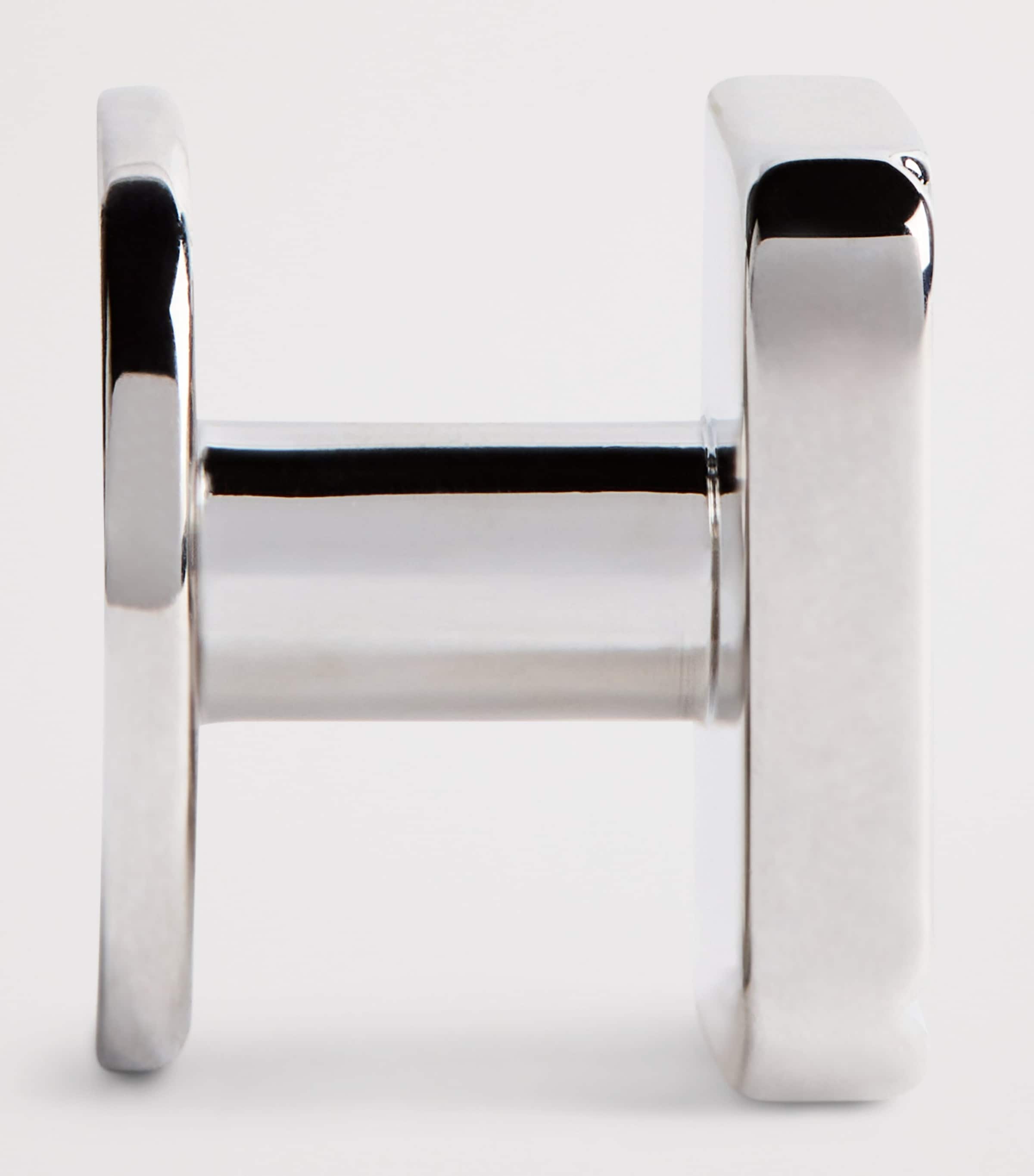 Rhodium-Plated Celtic Mother of Pearl Cufflinks Set MOTHER OF PEARL Image 4