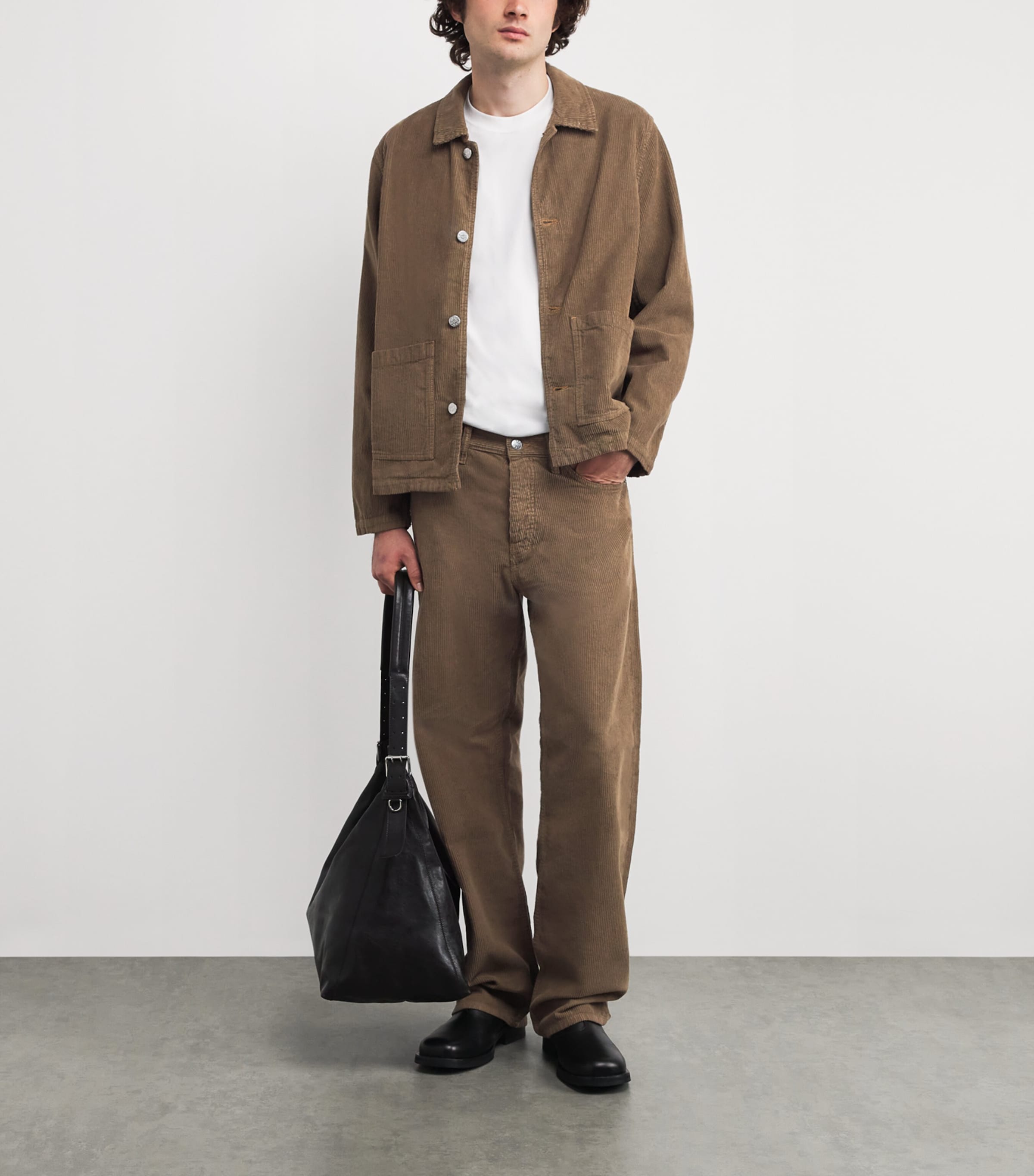 Cotton Corduroy Jacket TAUPE 160 Image 2