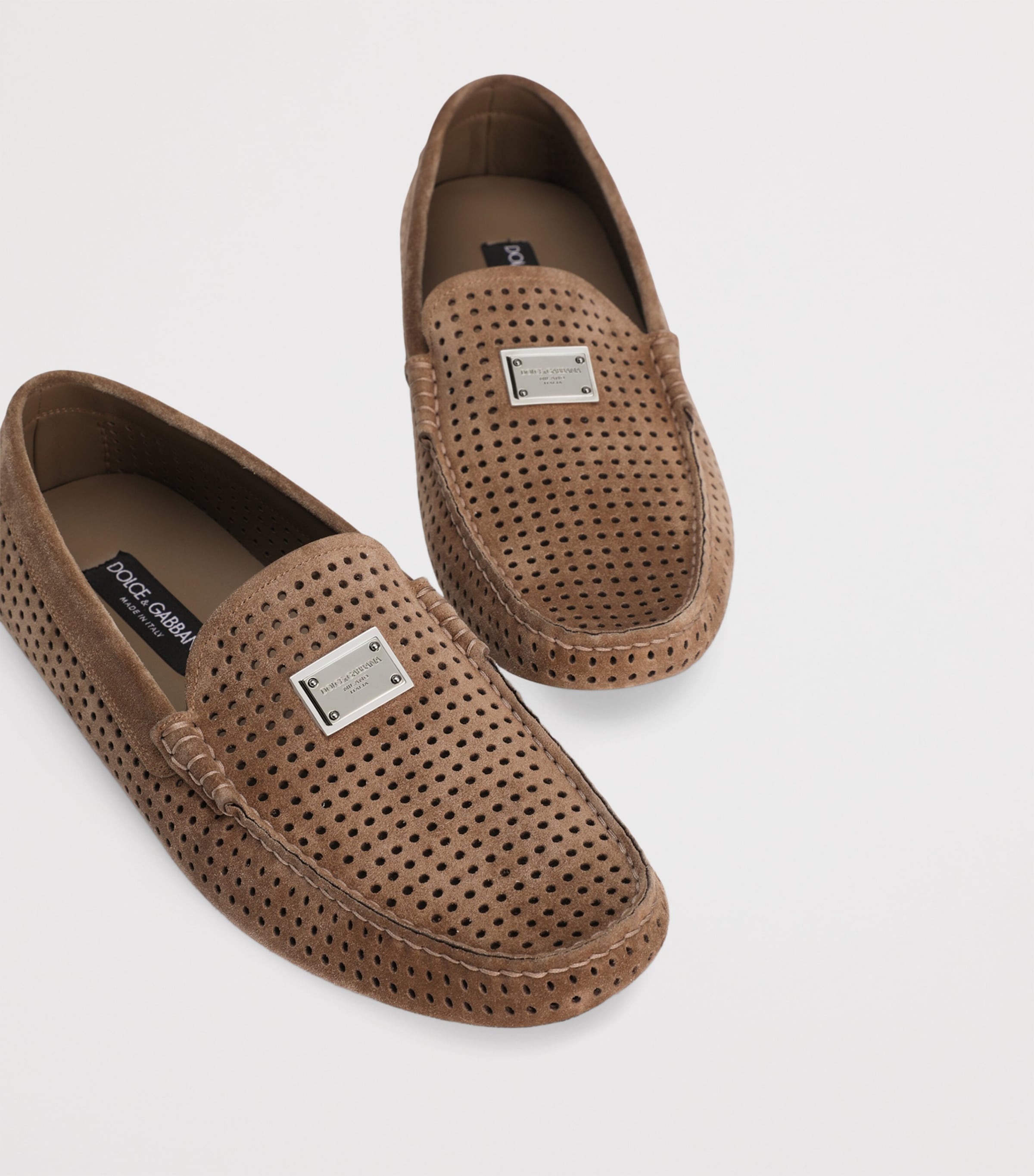 Calfskin Logo Loafers 80024-HAZELNUT Image 2