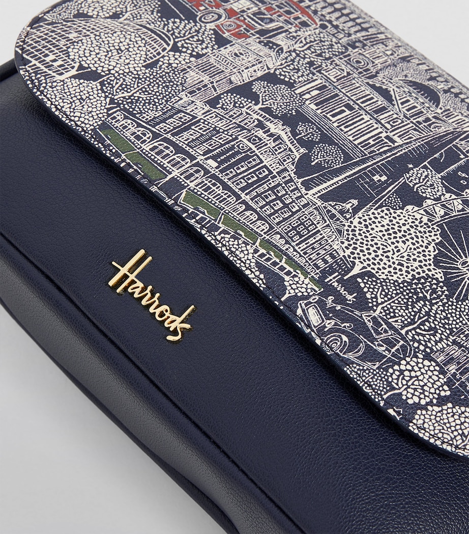 Harrods Landmarks Crossbody Bag Blue Image 8