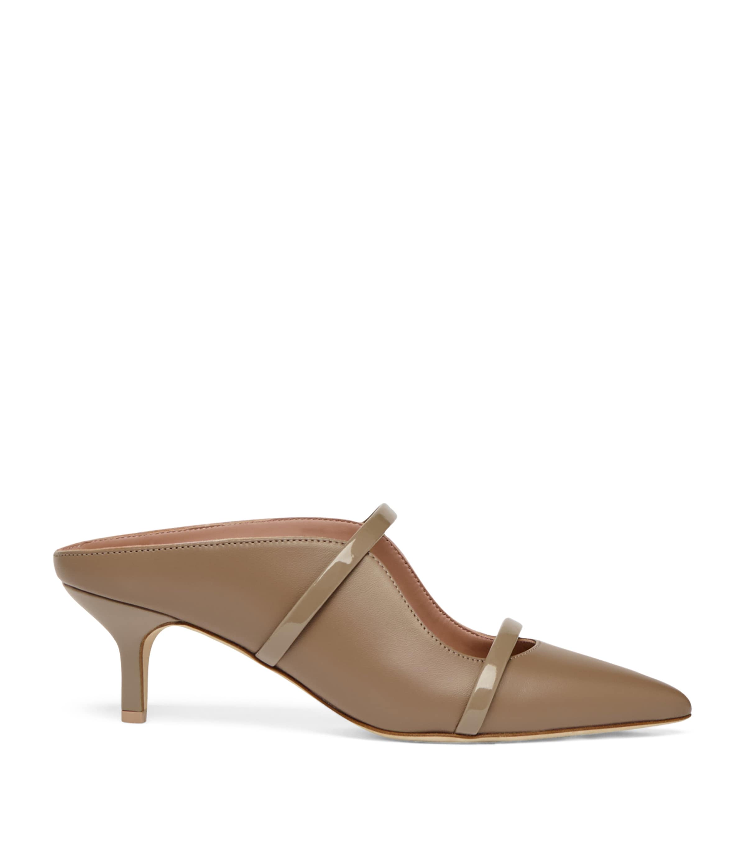 Leather Maureen Mules 45 TAUPE Image 1