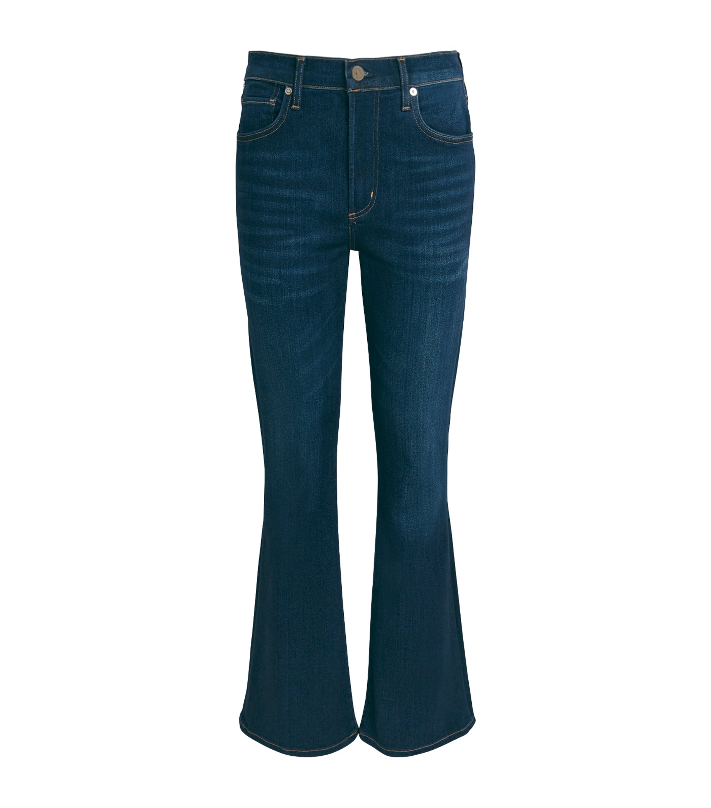 Shop Citizens Of Humanity High-rise Lilah Bootcut Jeans In Blue