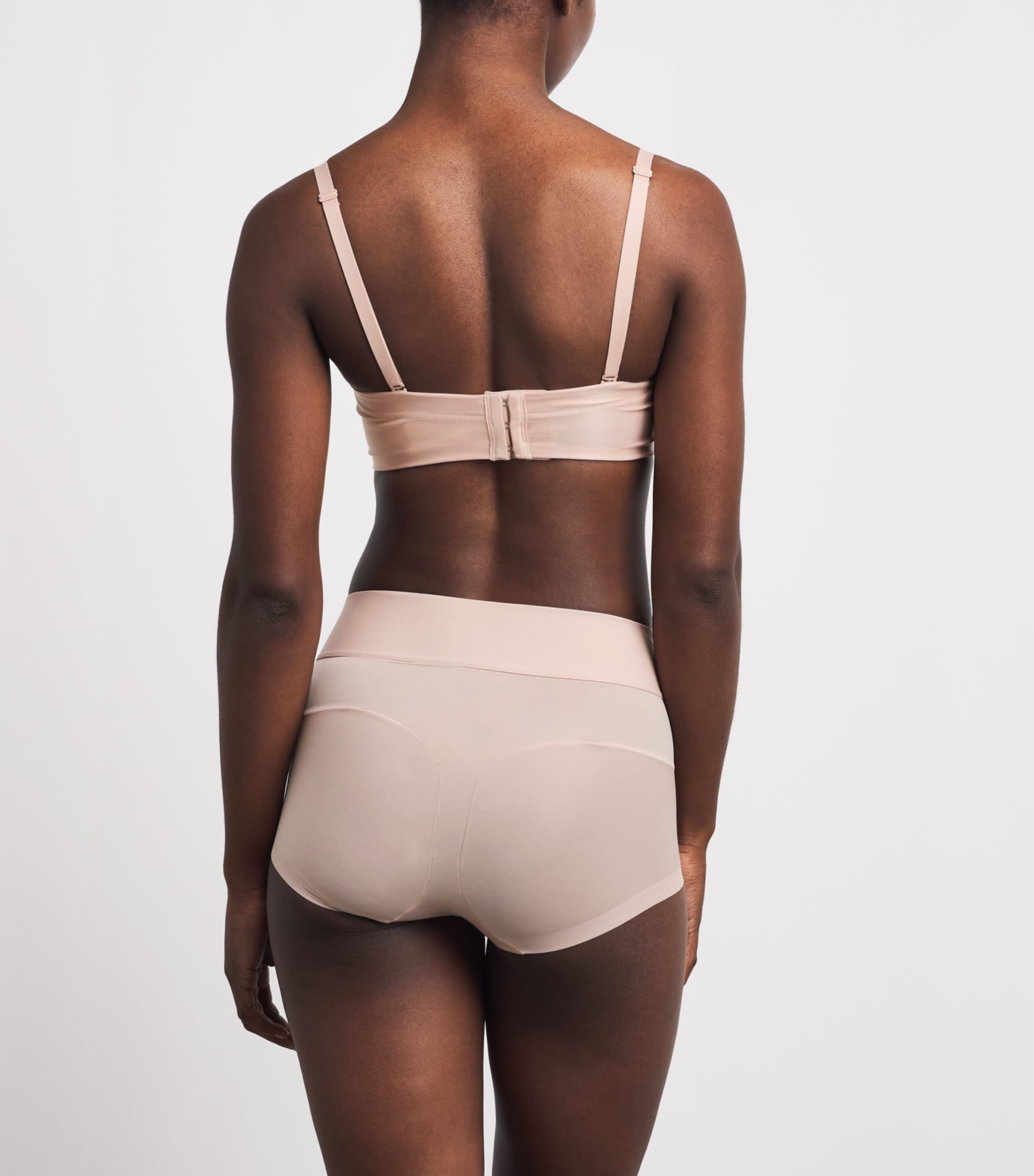 Wolford Womens Sheer Touch Briefs Rosepowder Image 3