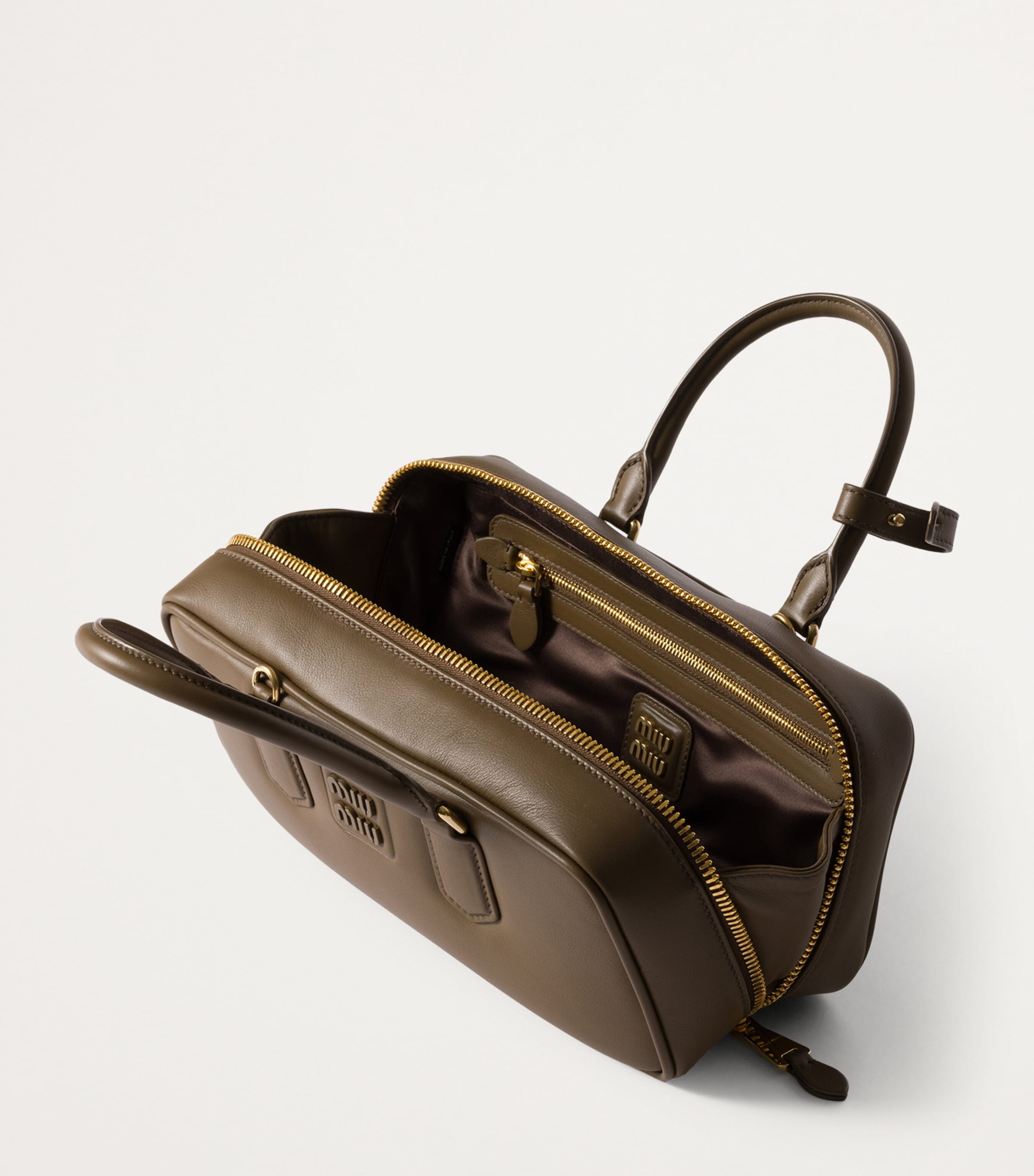 Leather Arcadie Top-Handle Bag F0244 Image 4