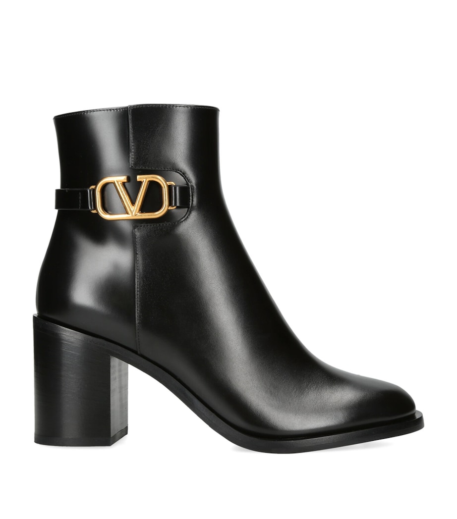 VLogo Signature Ankle Boots 75 BLACK Image 3