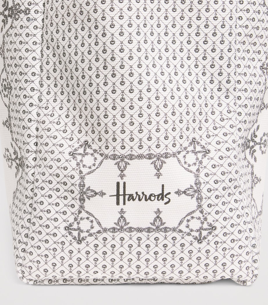 Harrods Lace Print Tote Bag Multi Print Image 4