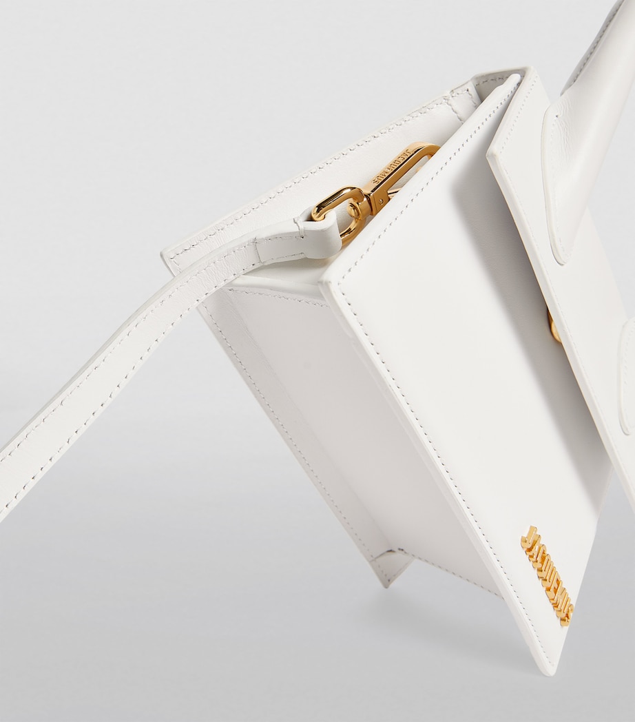 Jacquemus Medium Chiquito Top-Handle Bag White Image 10