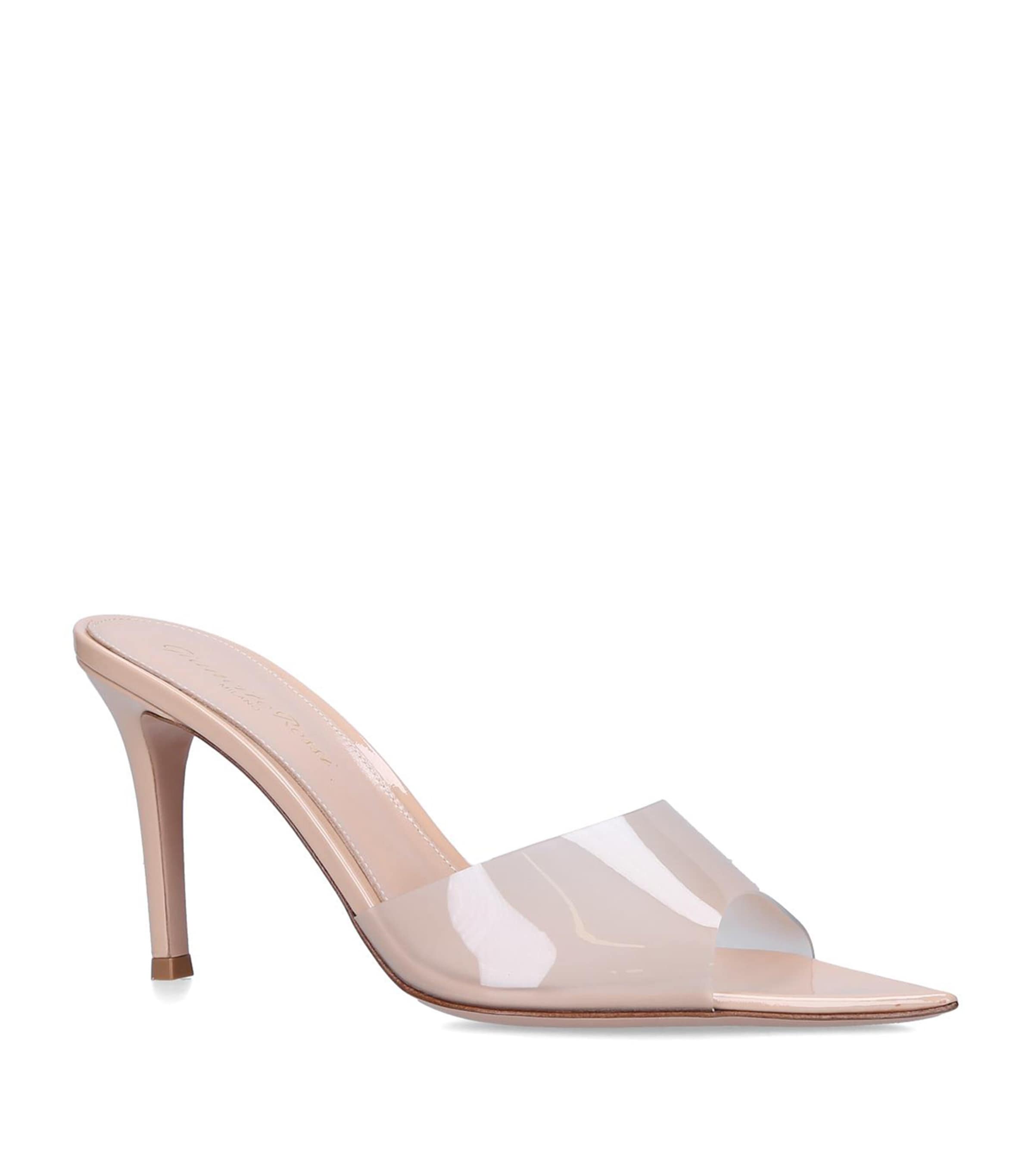 Shop Gianvito Rossi Elle Mules 105 In Nude