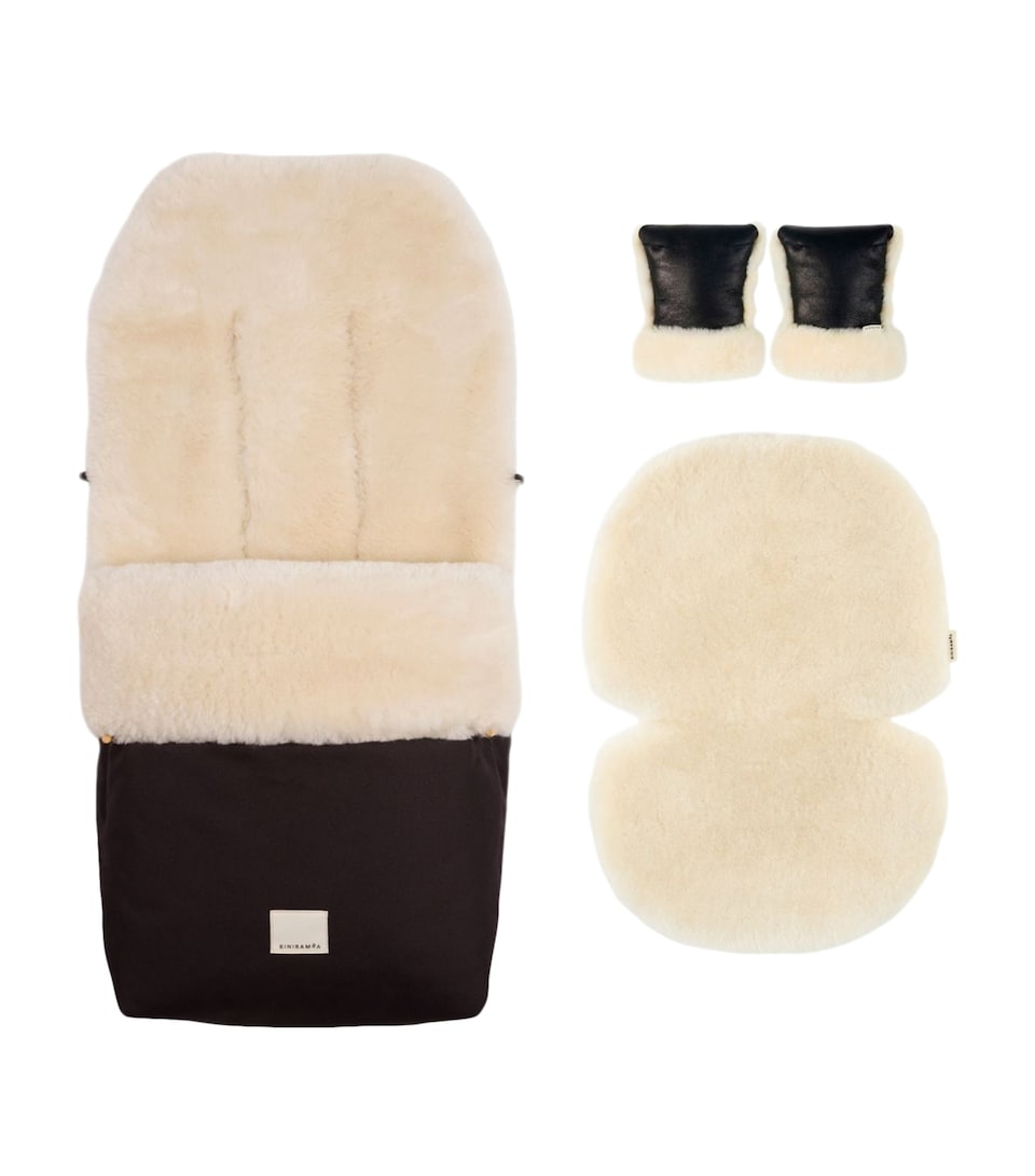 Binibamba Sheepskin Buggy Kit Milk