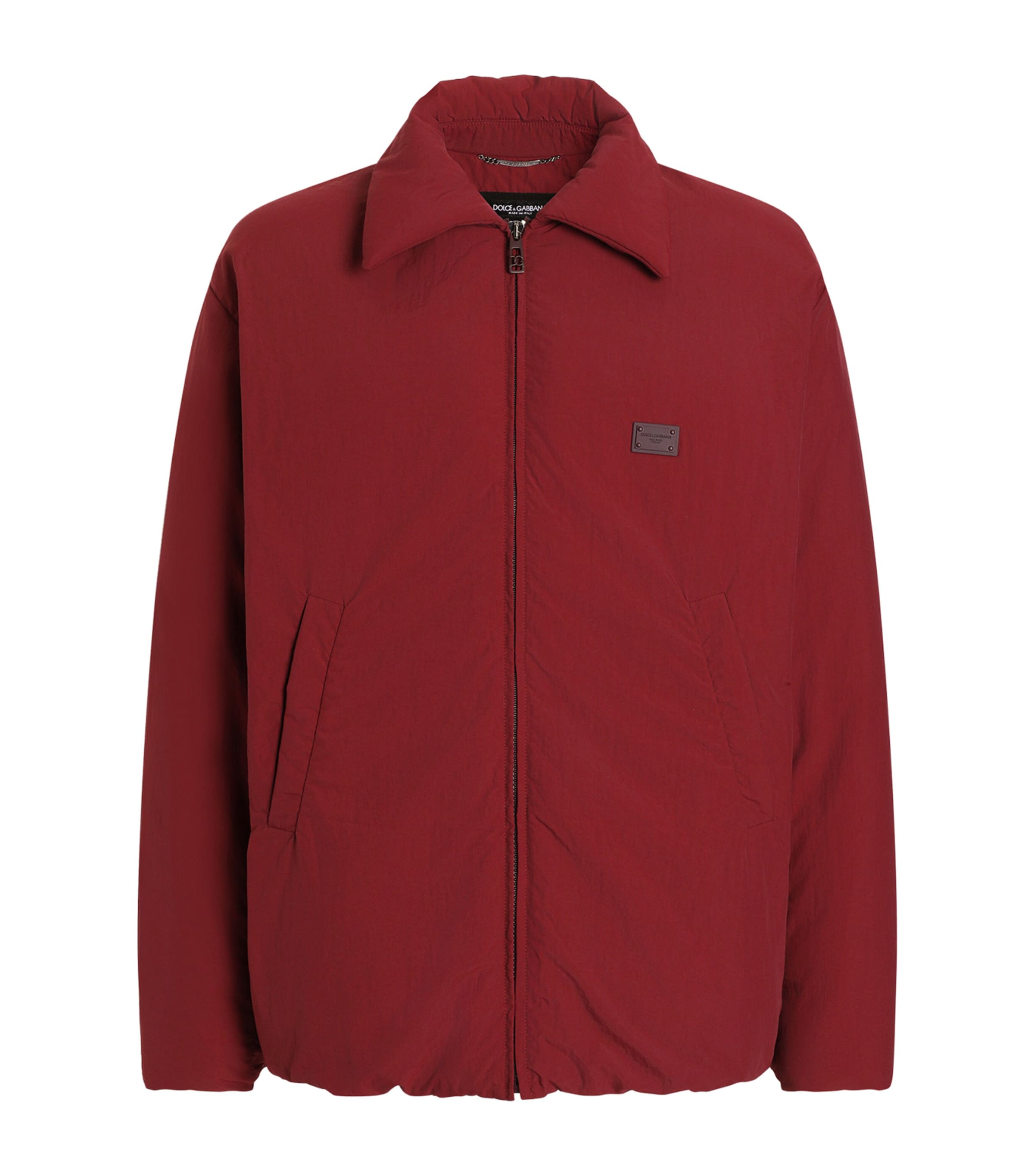 Dolce & Gabbana Logo-plaque Bomber Jacket