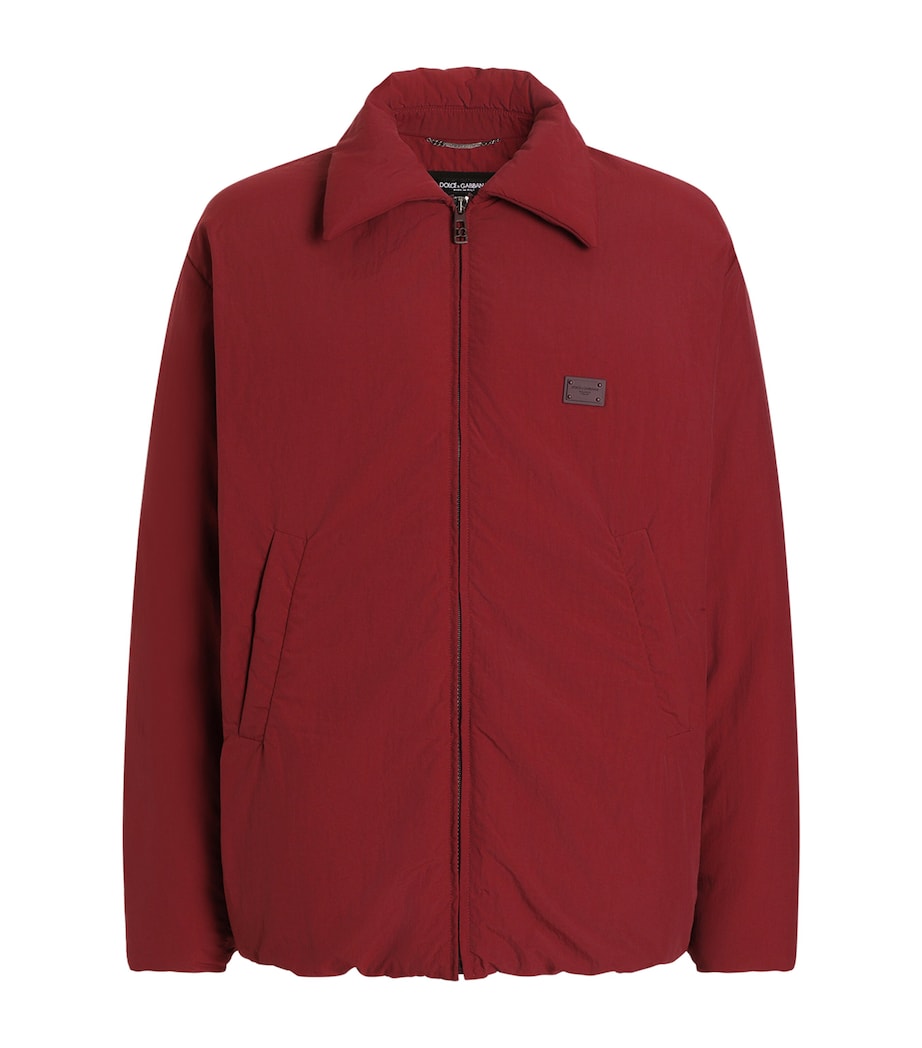 Padded Logo Tag Jacket R0369-BORDEAUX Image 1