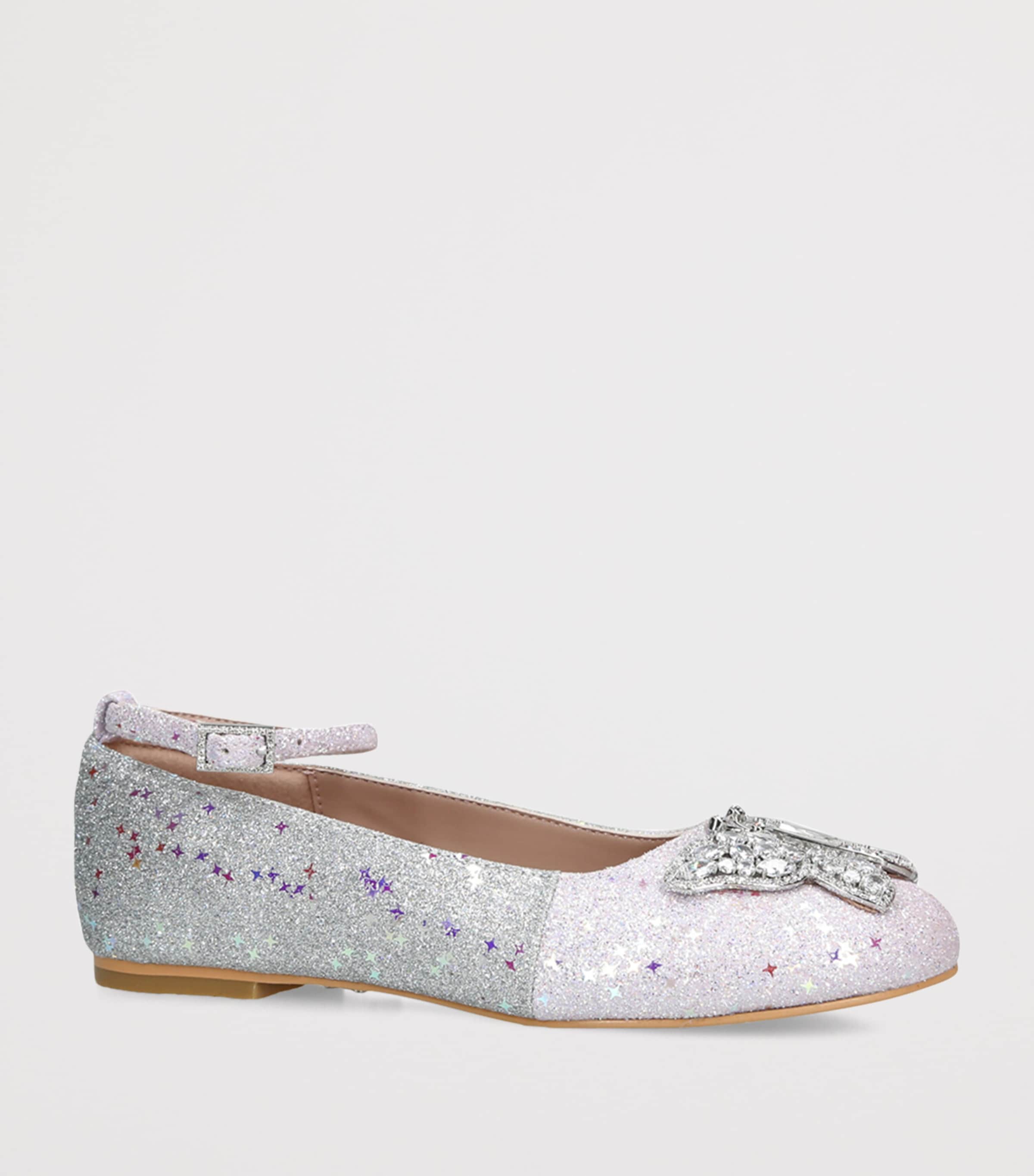 Aruna Seth Glitter Angelina Ballet Flats Silver Com Image 2