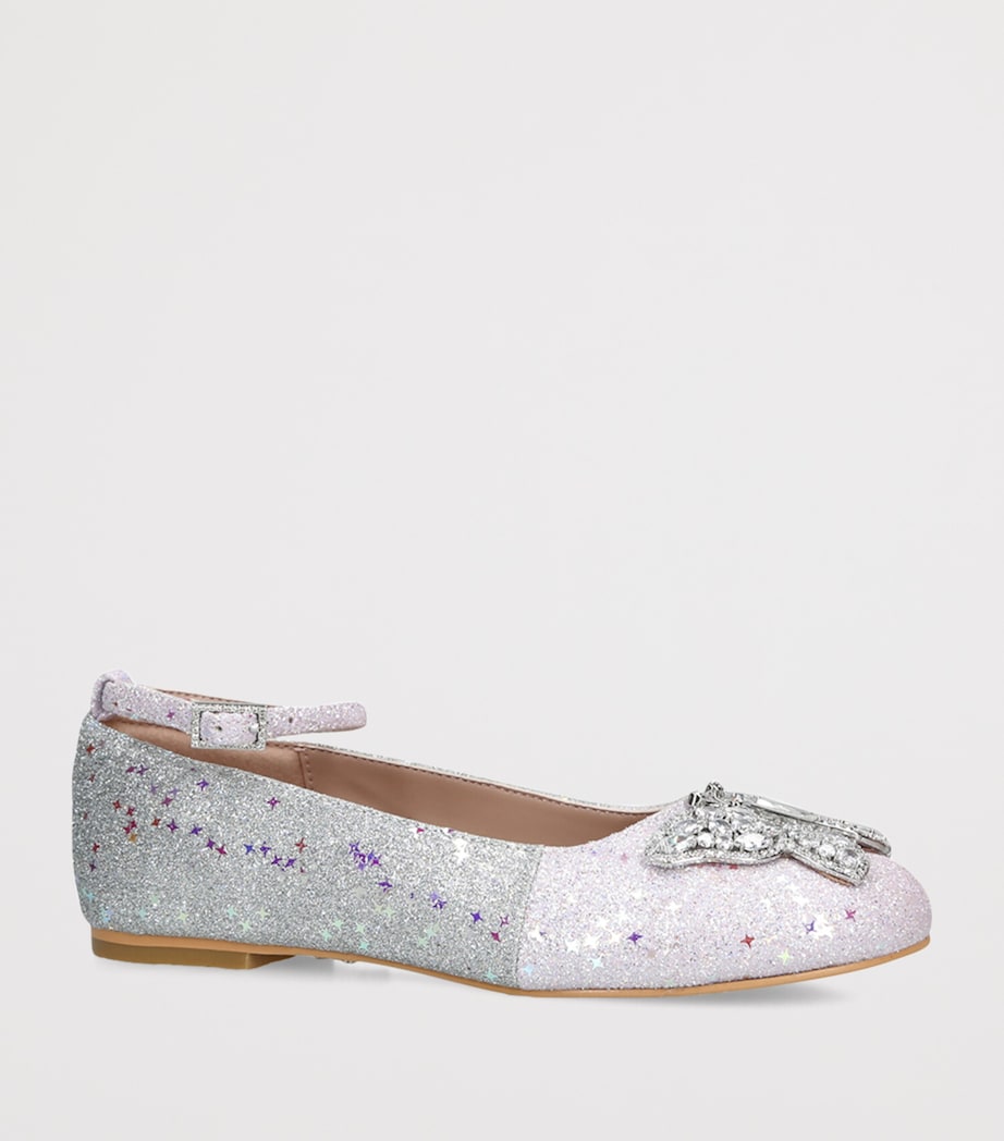 Aruna Seth Glitter Angelina Ballet Flats Silver Com Image 2