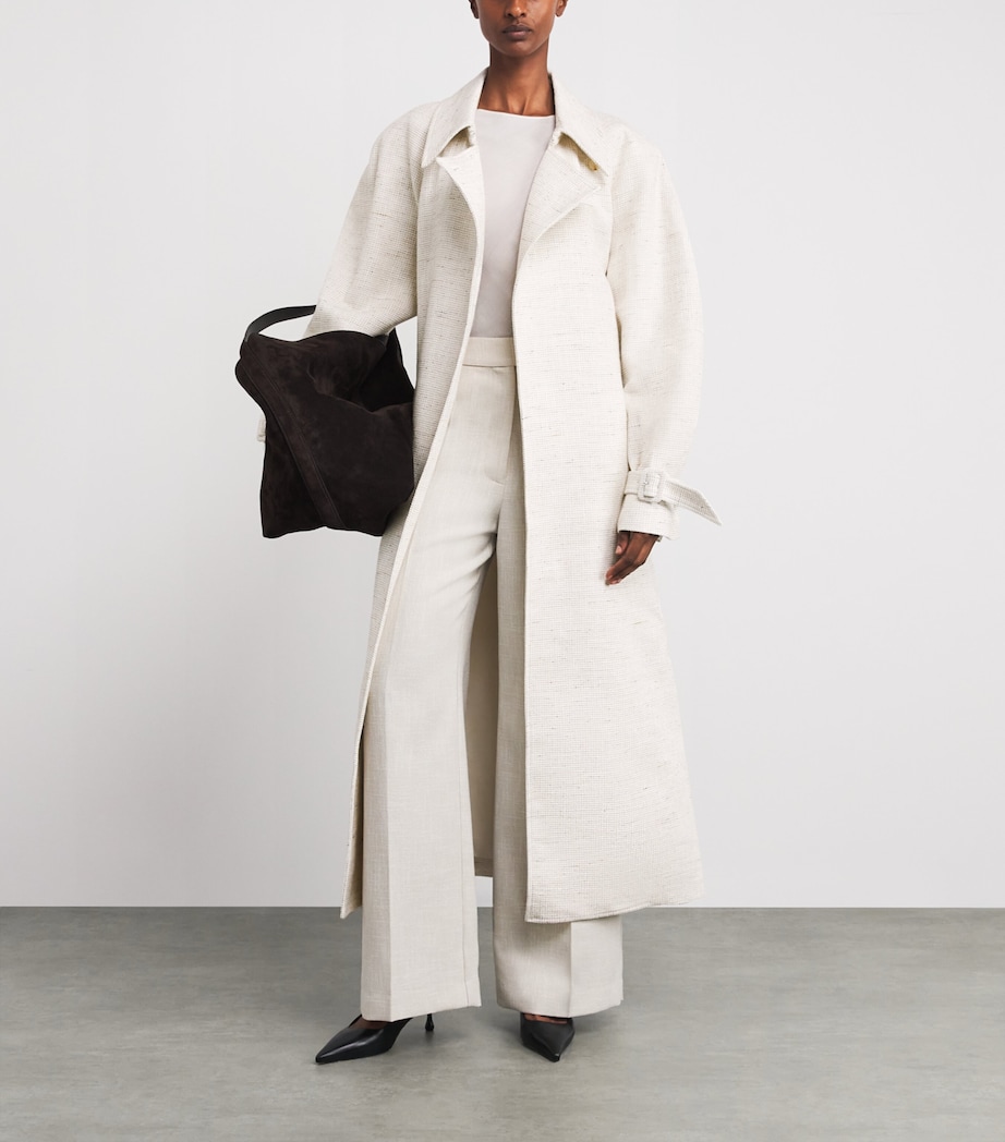 Tulsa Belted Trench Coat CREAM MCRM Image 2