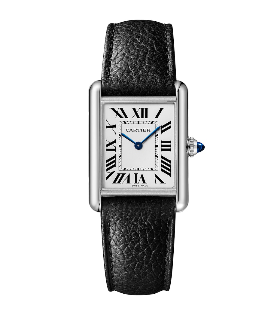 Cartier Large Steel Tank Must Watch 25.5mm Silver Image 1