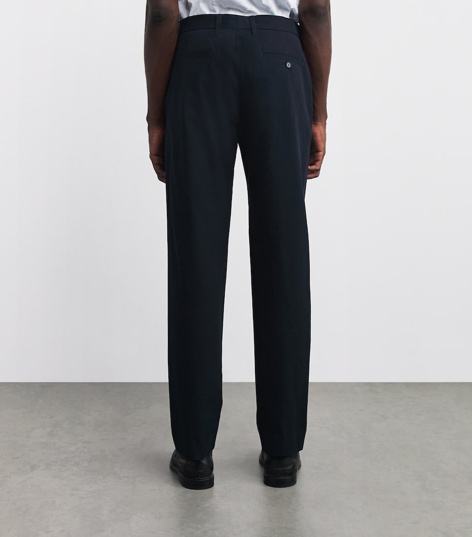 Cotton Owen Straight Trousers COASTAL-403CBL Image 4