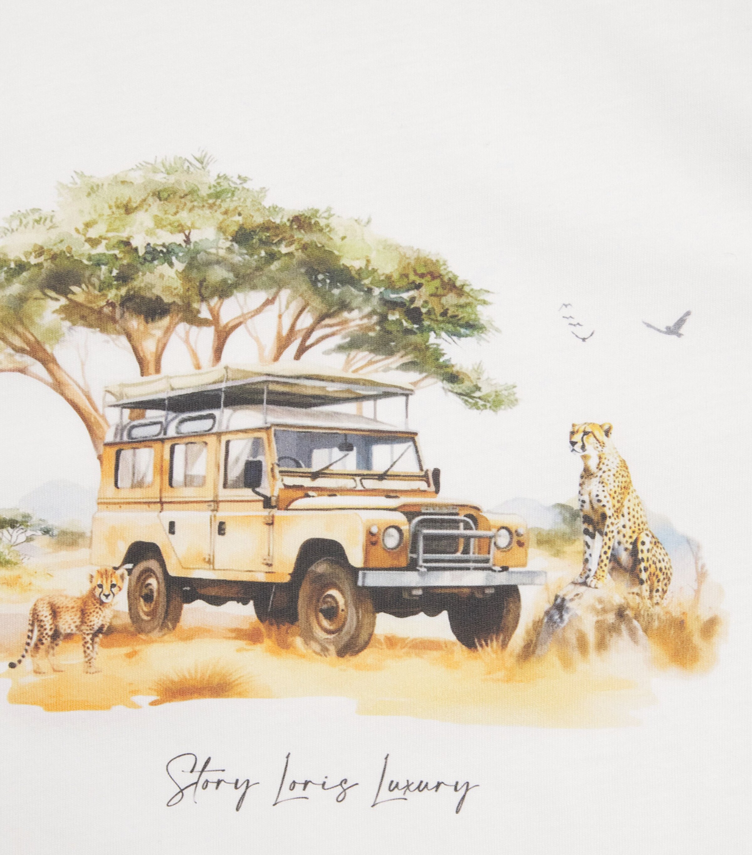 Safari Print Pyjama Set (3-14 Years) BIANCO Image 4