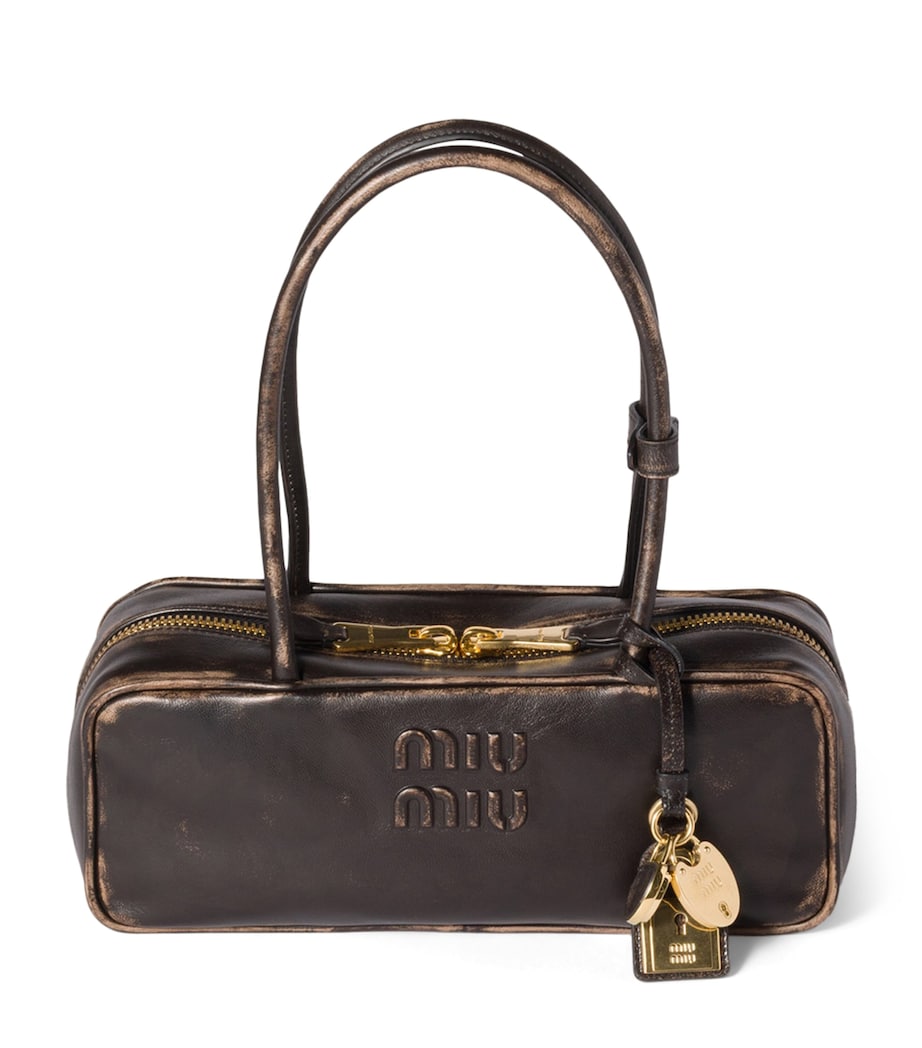 Leather Beau Top-Handle Bag F0201 Image 1