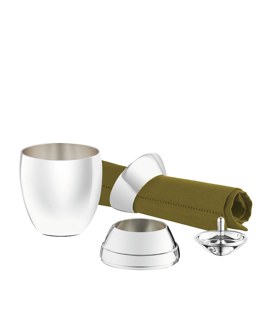 Christofle Œuf Silver Plated Baby Gift Set Silver Image 3