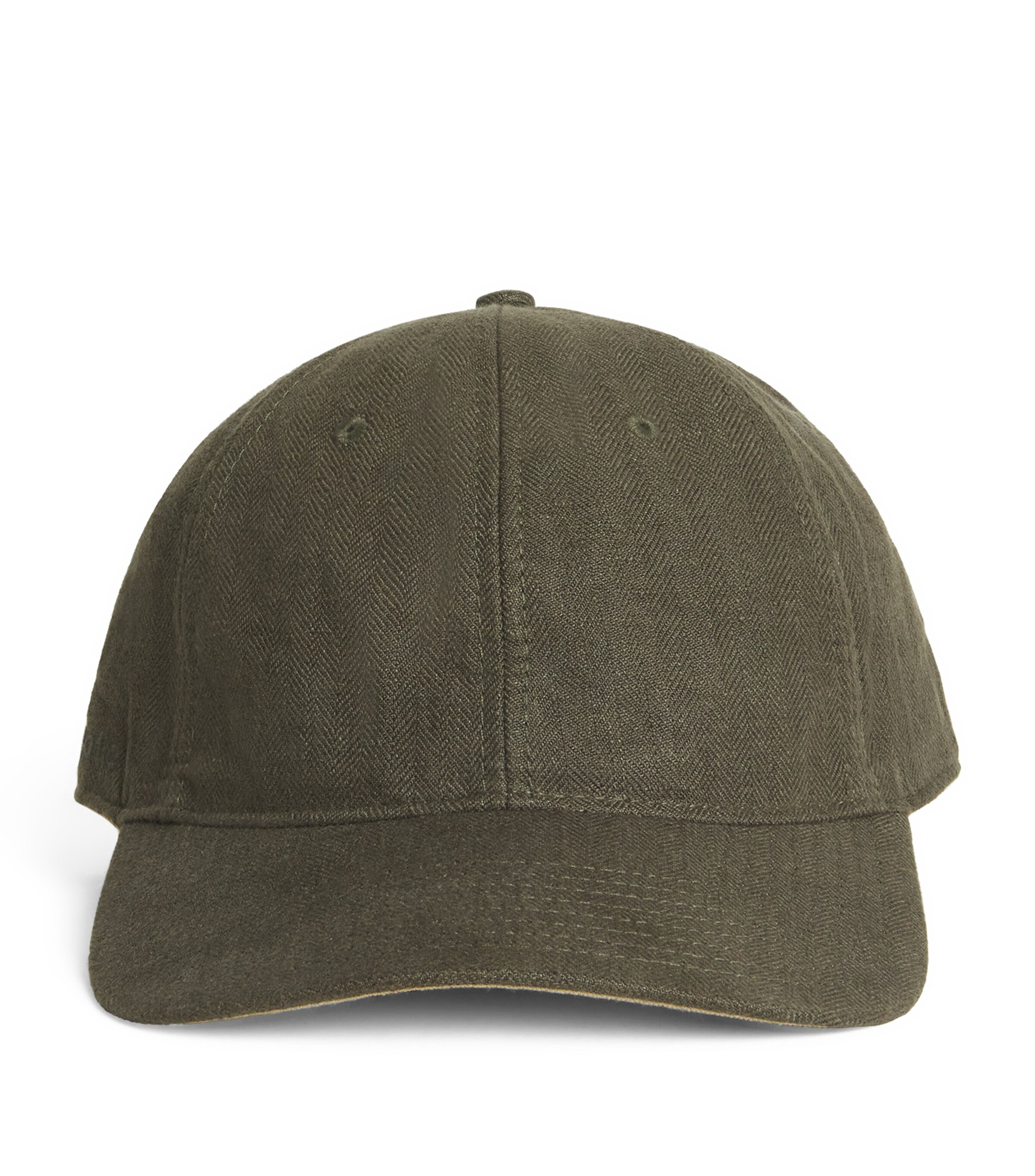 【Polo Ralph Lauren】 Authentic Herringbone Baseball Cap★ The Ralph Logo Herringbone Ball Cap