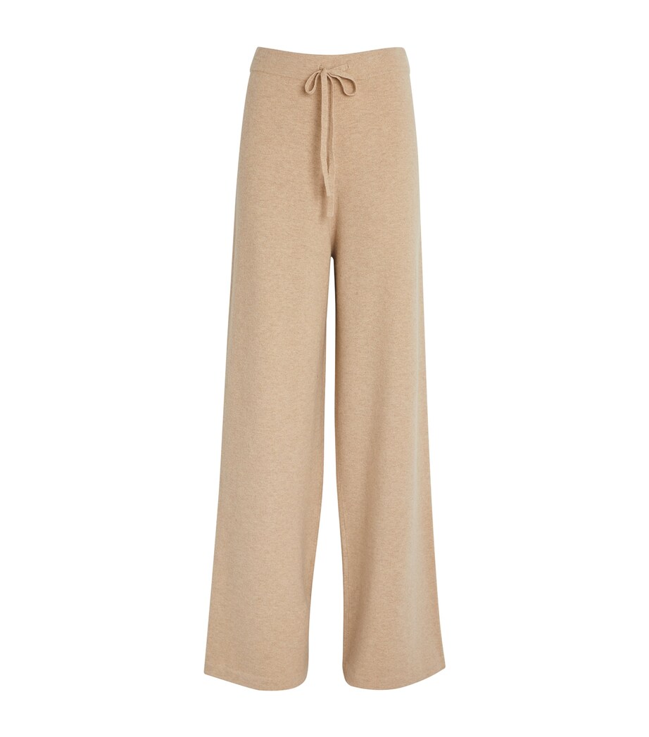 Yves Salomon Womens Wool Wide-Leg Trousers Image 1