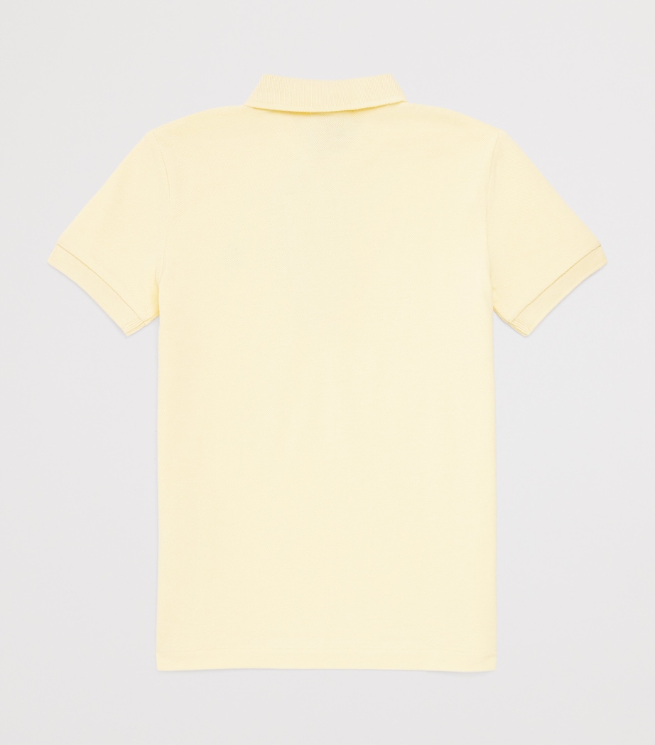 Cotton Polo Shirt (6-14 Years) TBRD YLLO Image 2