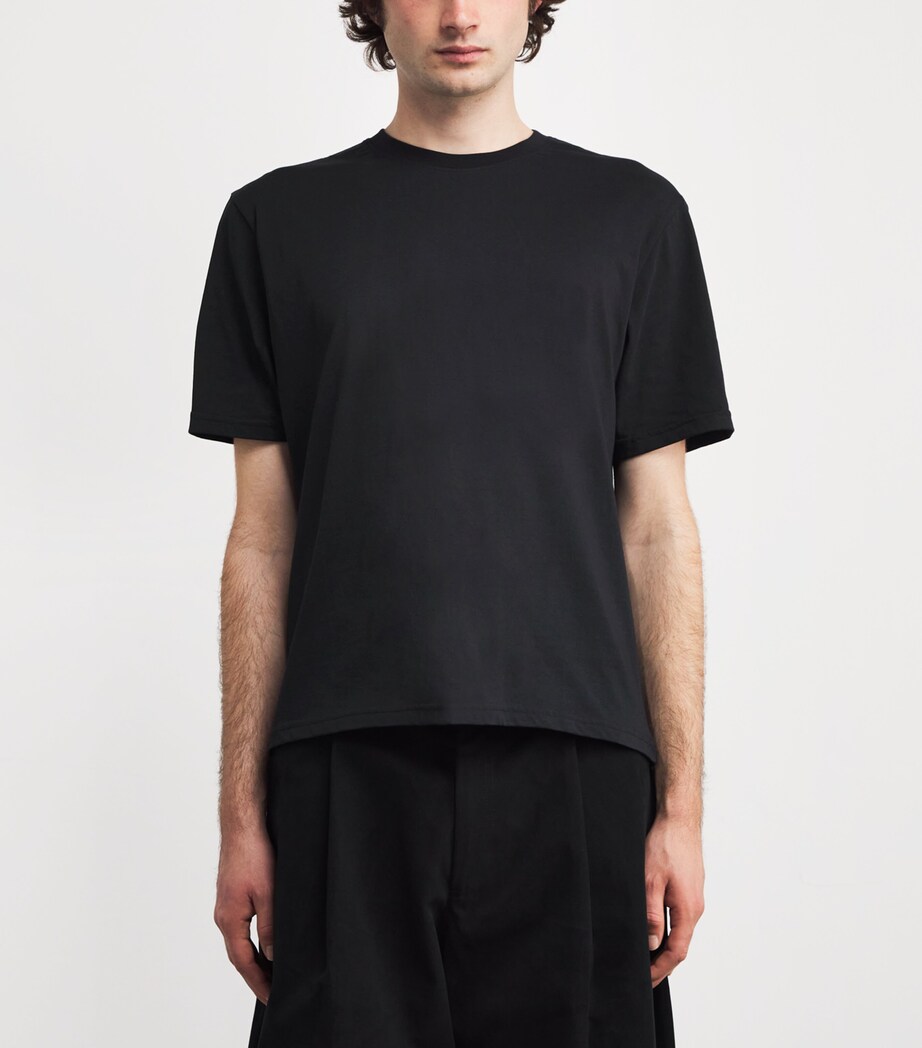 Cotton Bric T-Shirt BLACK Image 3