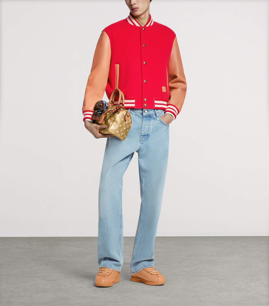 Leather Buttersoft Low-Top Sneakers BEIGE Image 2