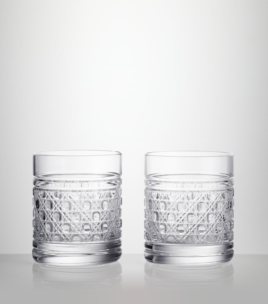 Set of 2 Crystal Opulence Tumblers (340ml) CLEAR Image 3