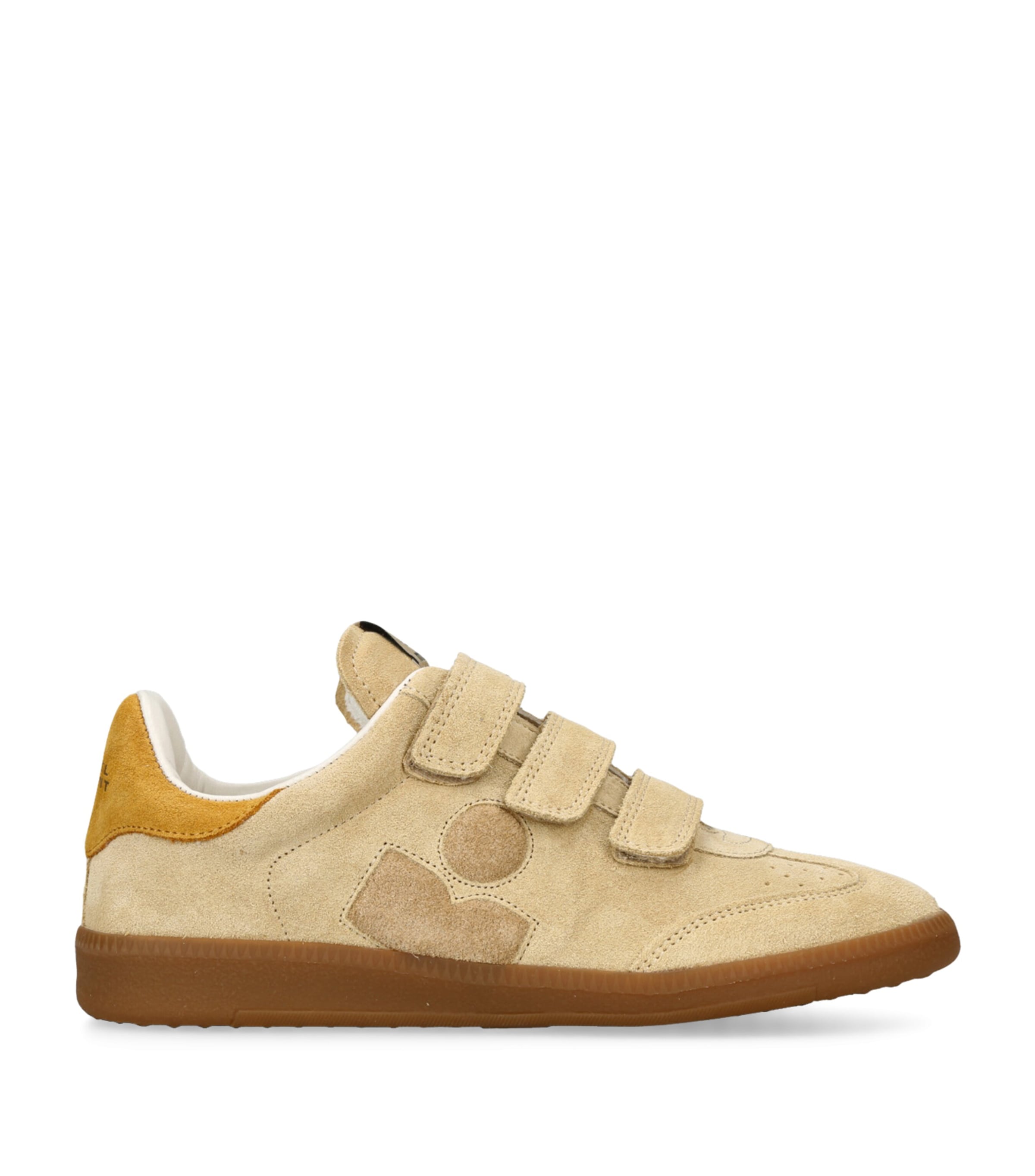 Isabel Marant Suede Beth Logo Sneakers In Sand