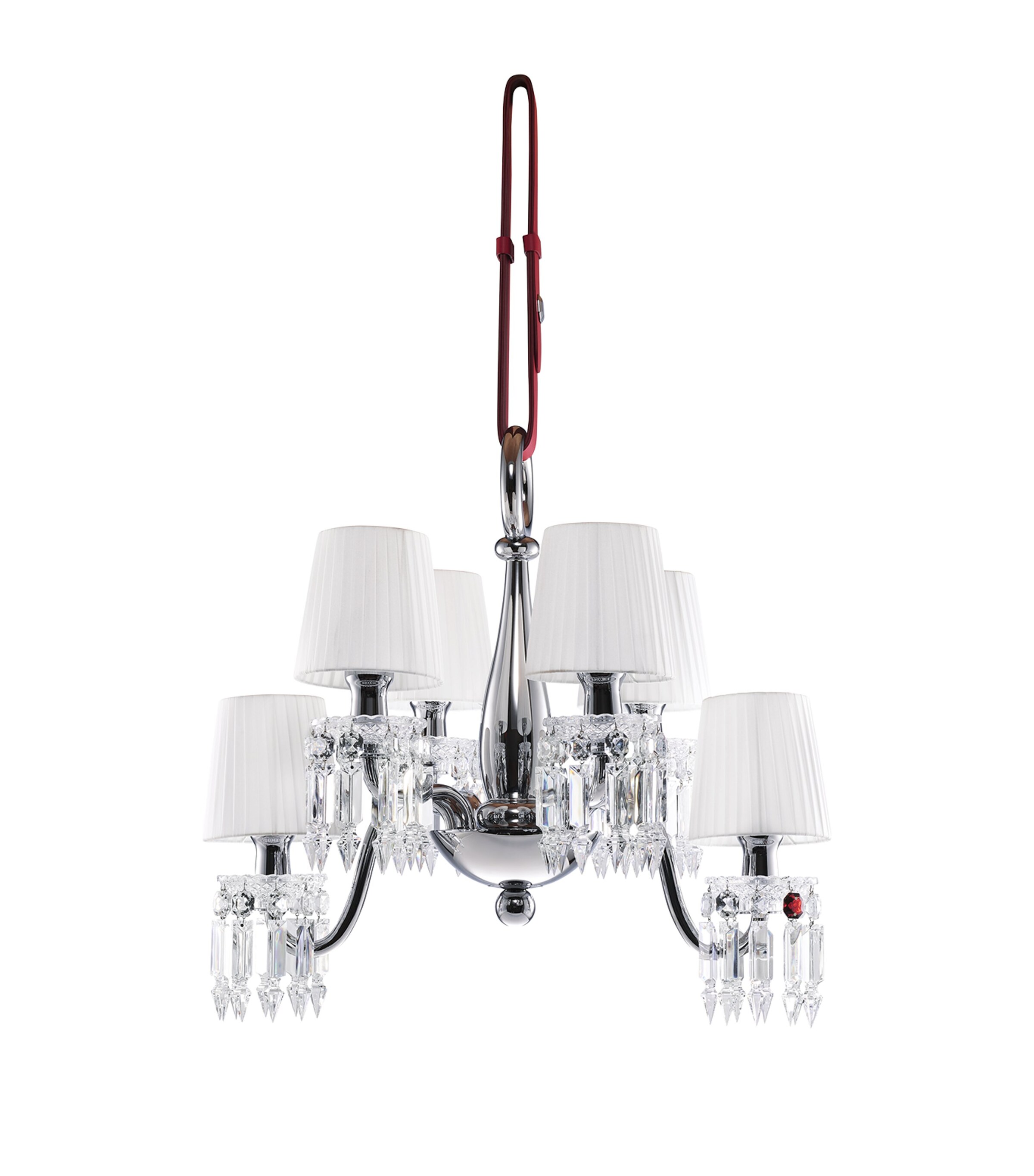 Baccarat Zénith Nomade 6-Light Chandelier Clear Image 3