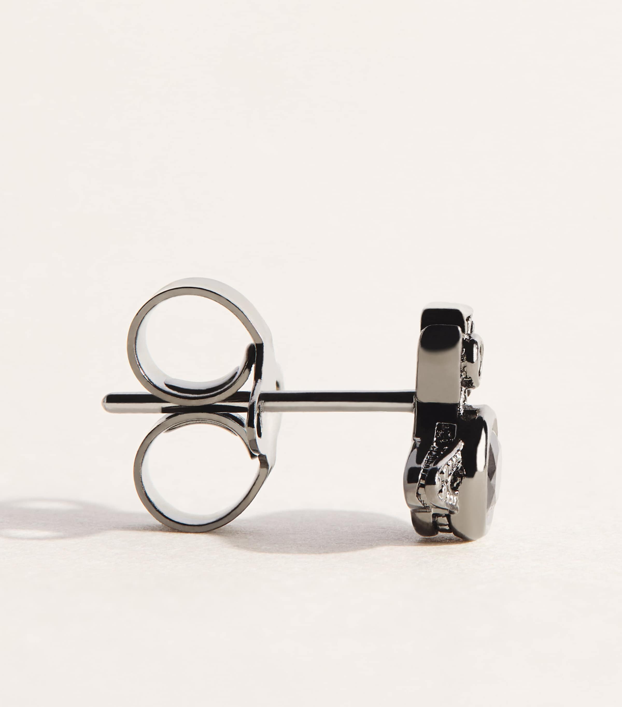 Vivienne Westwood London Orb Single Earring Ruth/grey Cz Image 3