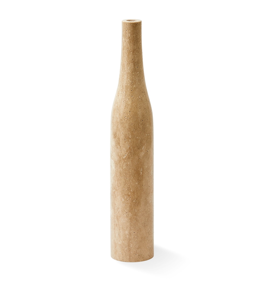 Marble Heritage Bottle Candle Holder (47cm) BEIGE Image 1